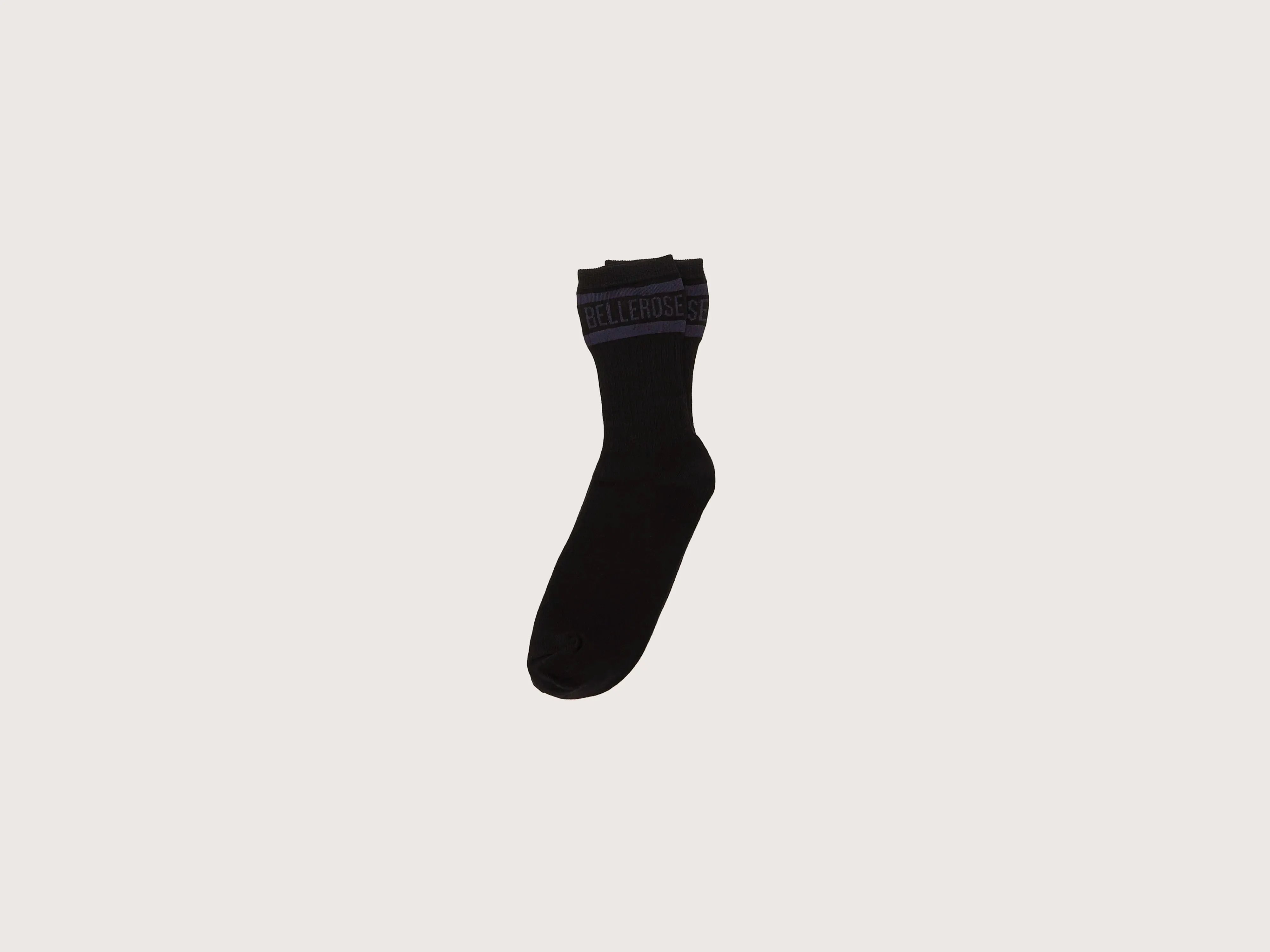 Vree crew socks (251 / W / BLACK) sold by Bellerose