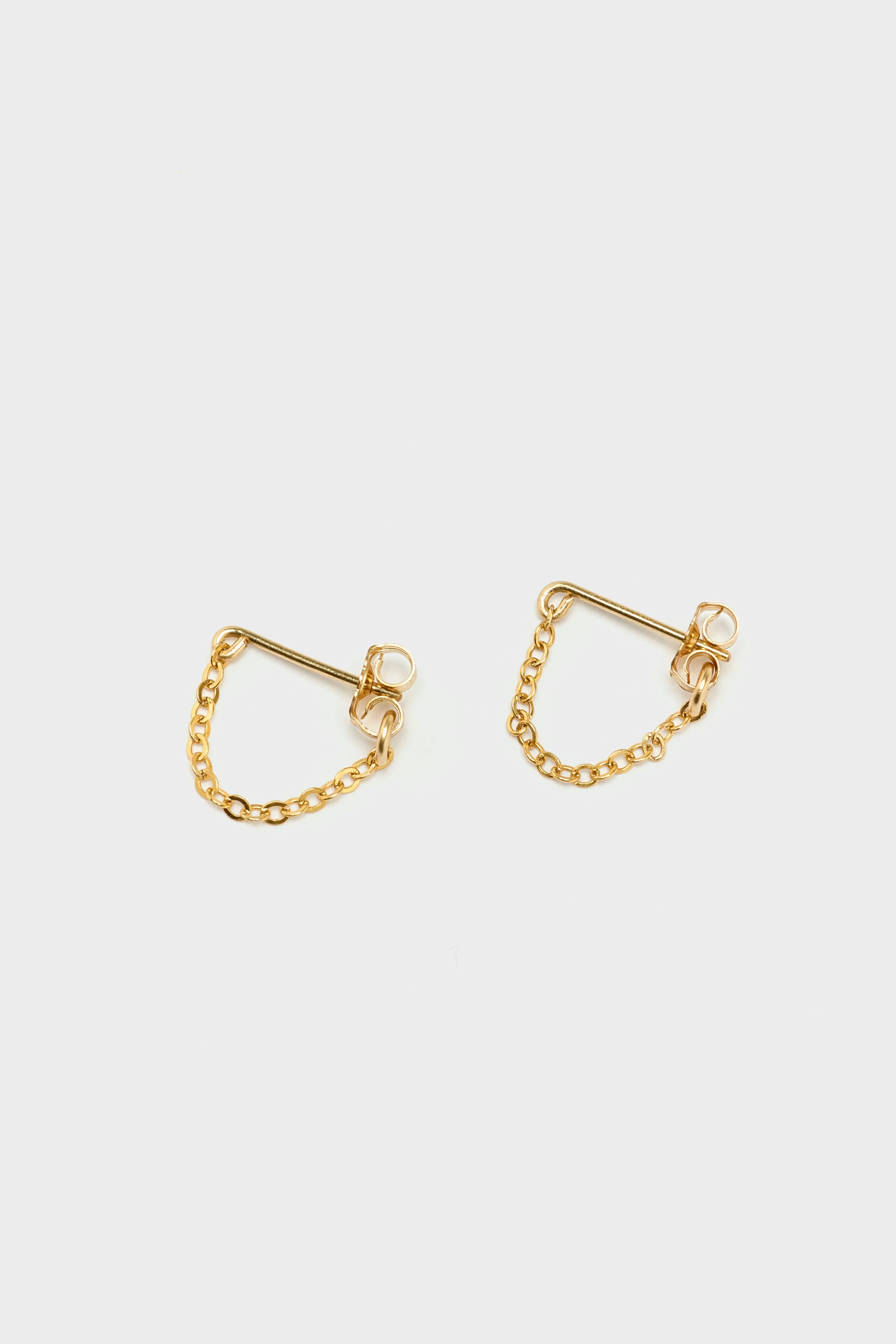 Essential Chain Earrings (242 / W / GOLD) sold by Bellerose product image thumbnail 2