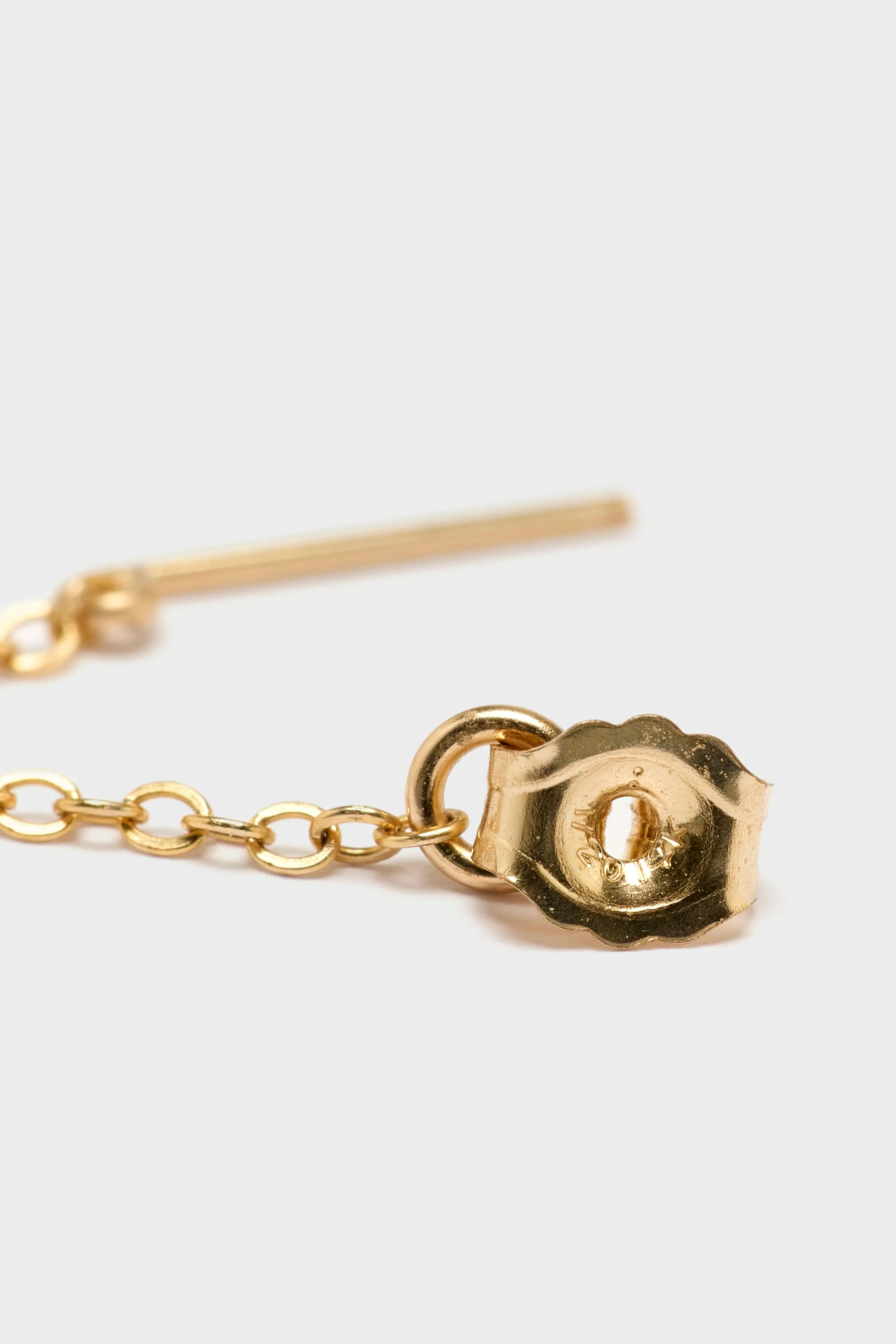 Essential Chain Earrings (242 / W / GOLD) sold by Bellerose product image thumbnail 4