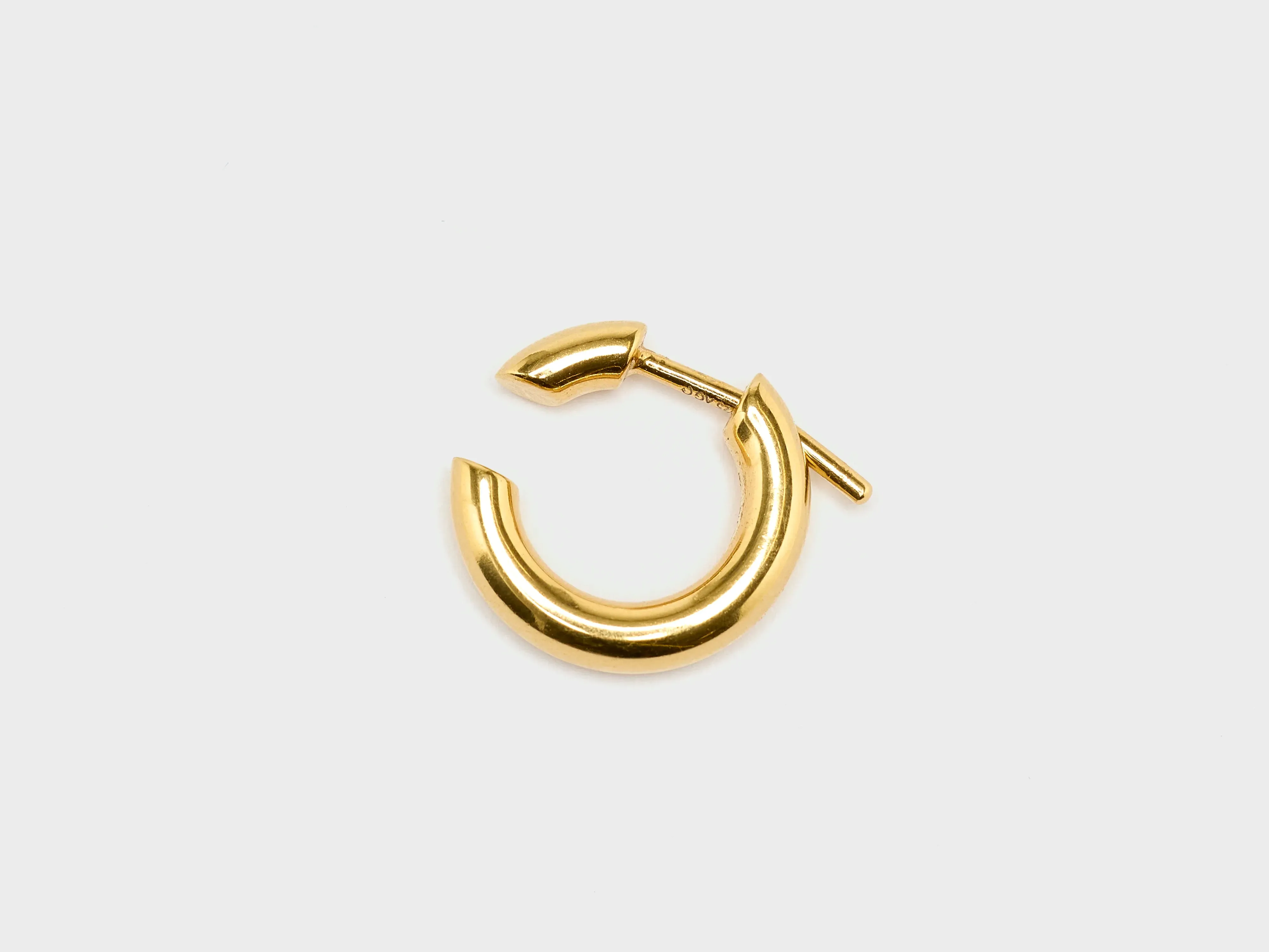 Disrupted 14 Hoop Earring (242 / W / GOLD) sold by Bellerose