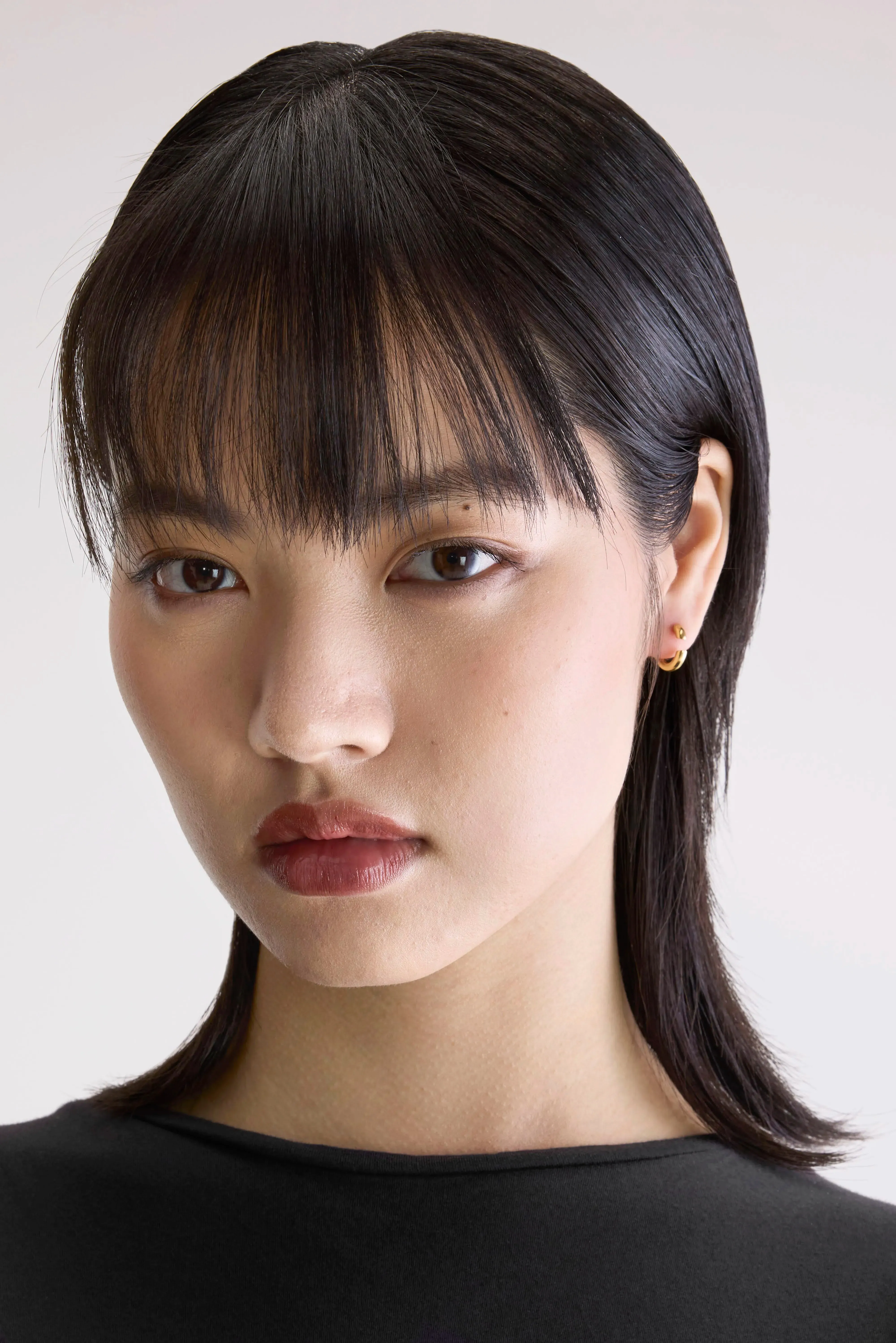 Disrupted 14 Hoop Earring (242 / W / GOLD) sold by Bellerose product image thumbnail 3