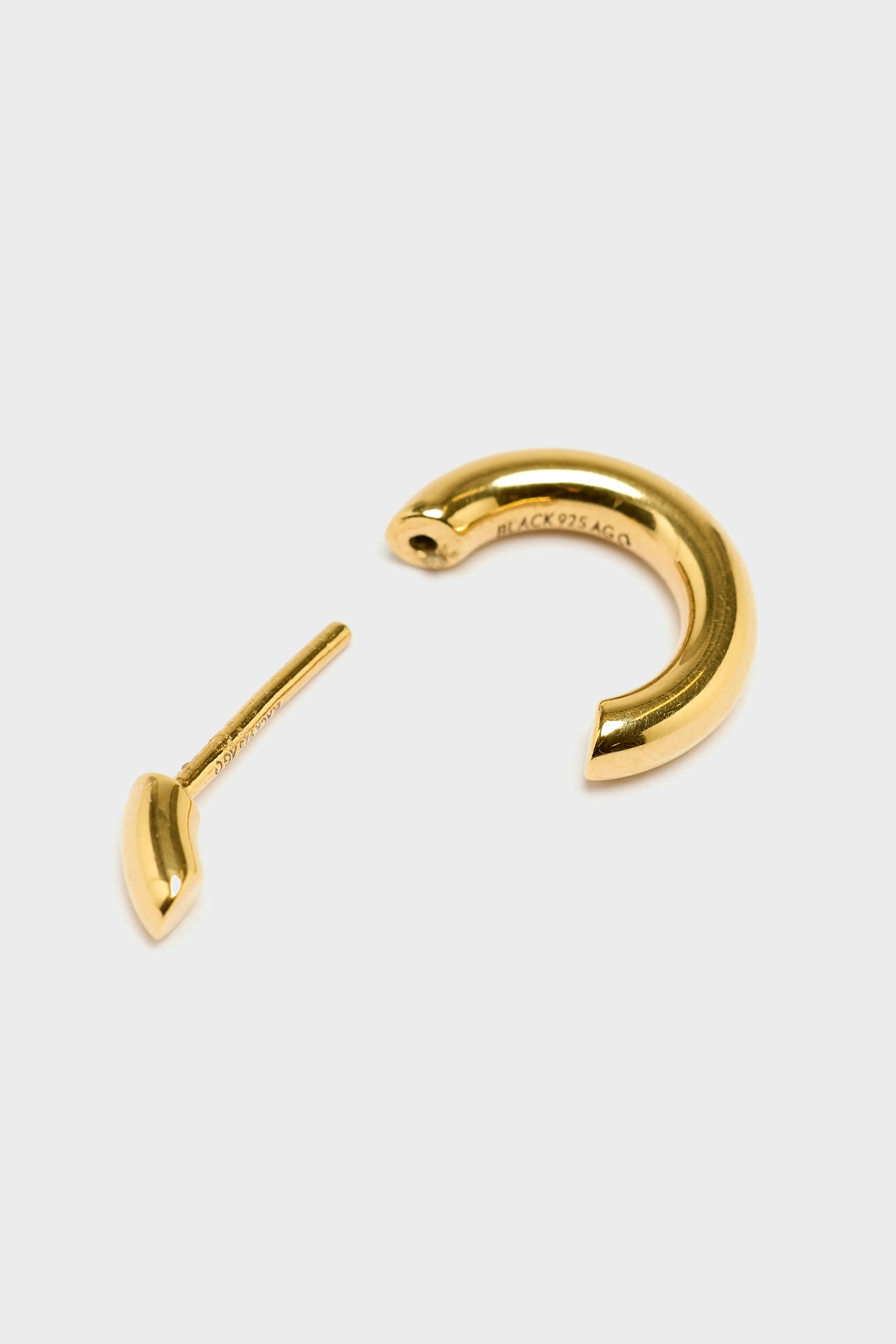 Disrupted 14 Hoop Earring (242 / W / GOLD) sold by Bellerose product image thumbnail 4
