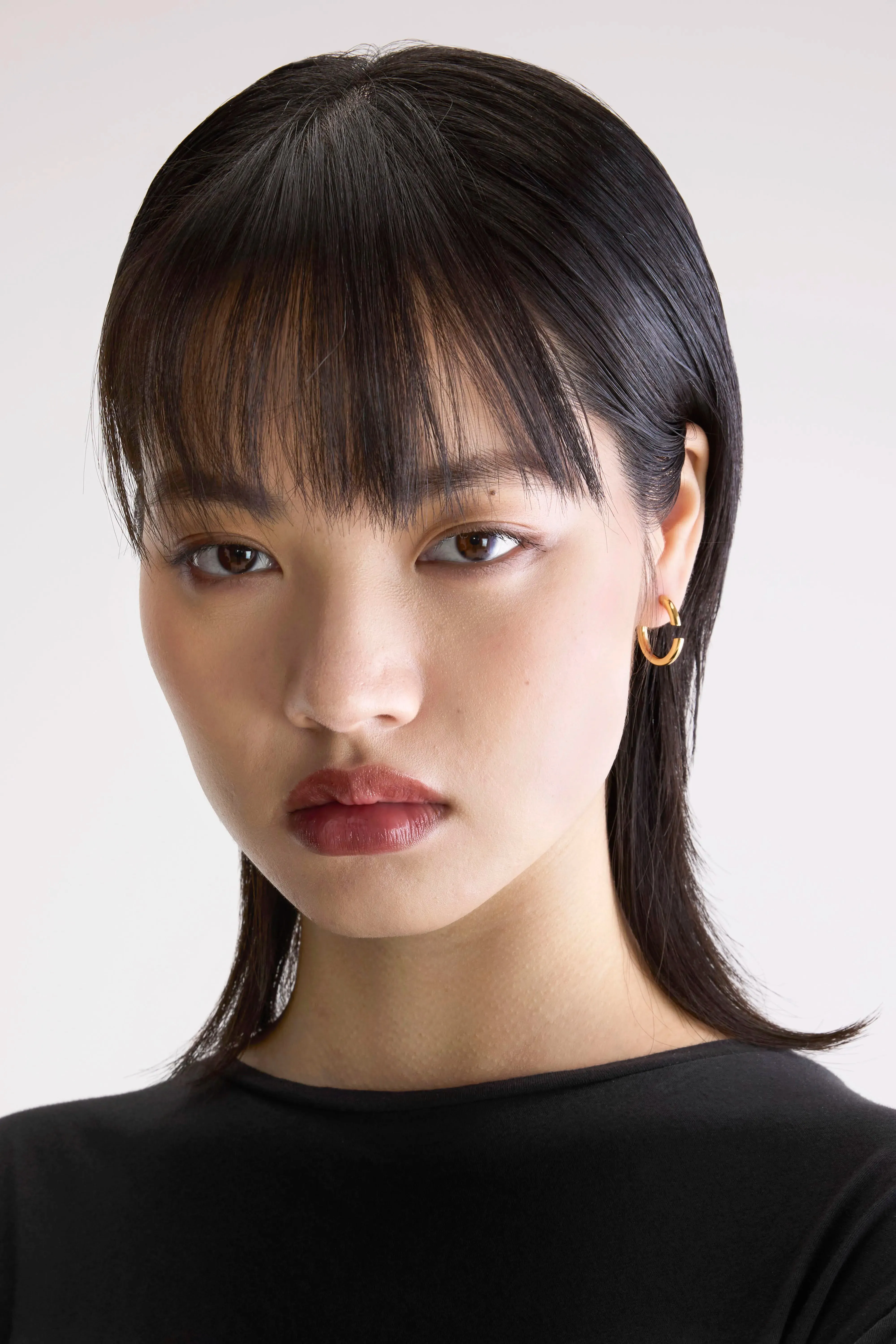 Disrupted 22 Hoop Earring (242 / W / GOLD) sold by Bellerose product image thumbnail 3