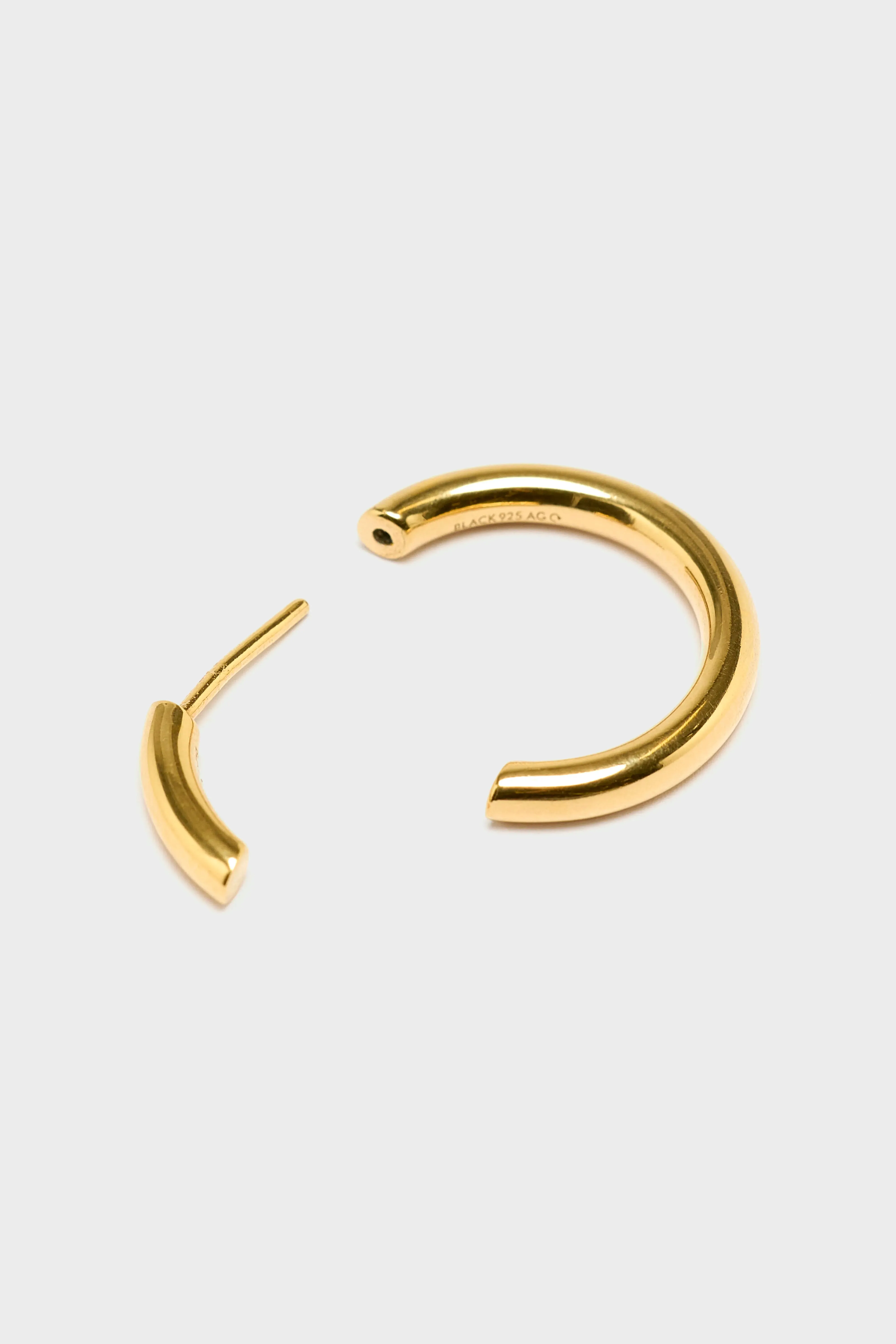 Disrupted 22 Hoop Earring (242 / W / GOLD) sold by Bellerose product image thumbnail 4