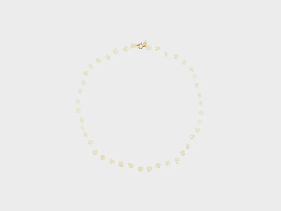 Fiori N° 01 Necklace (242 / W / WHITE) sold by Bellerose