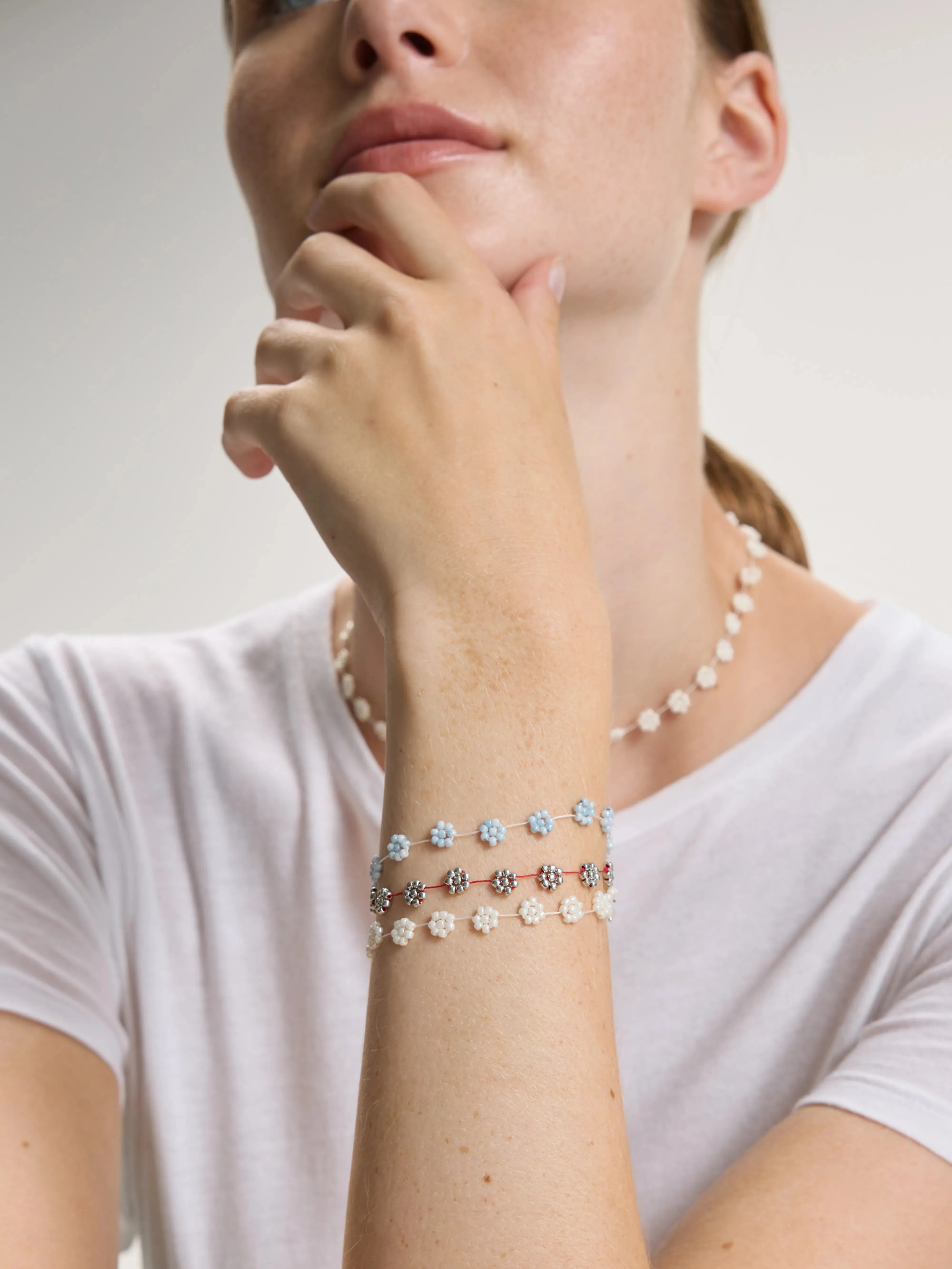 Fiori N° 01 Bracelet (242 / W / WHITE) sold by Bellerose product image thumbnail 3