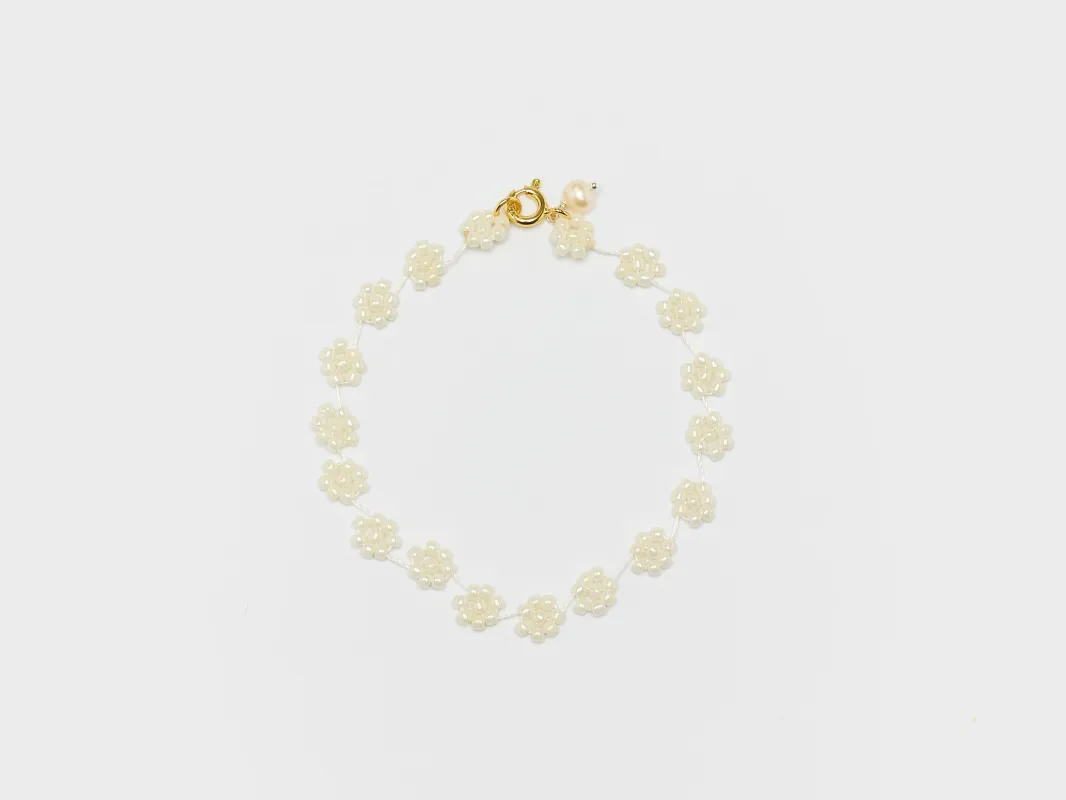 Fiori N° 01 Bracelet (242 / W / WHITE) sold by Bellerose