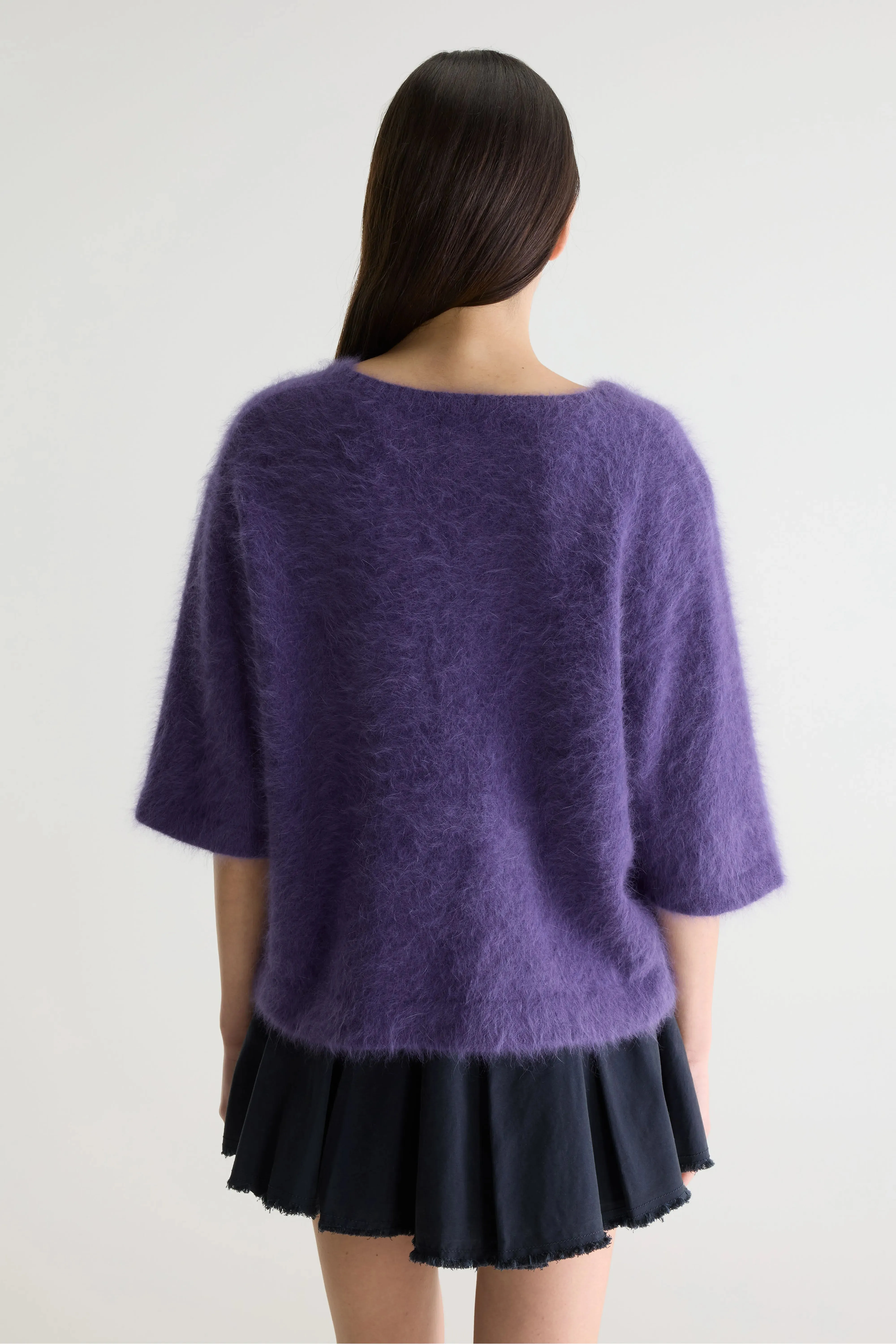 Dime angora-blend sweater (261 / W / GRAPE) sold by Bellerose product image thumbnail 4