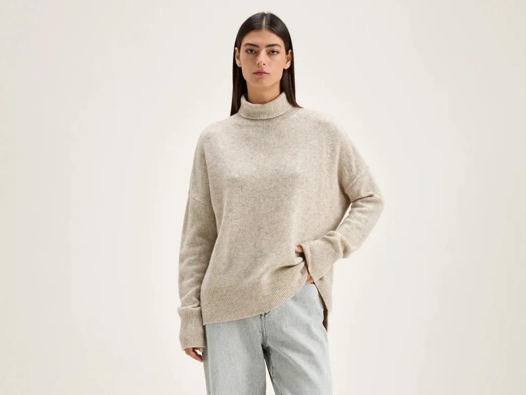 Ganzi turtleneck sweater (242 / W / OYSTER) sold by Bellerose