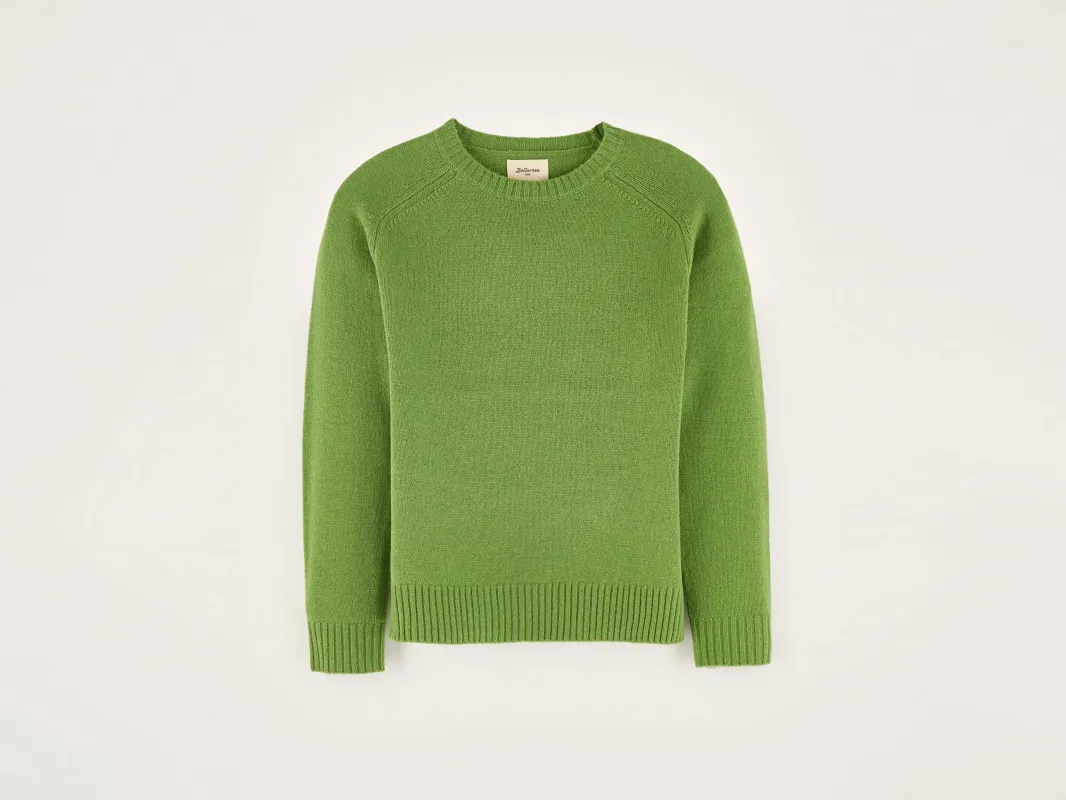Gatu crew-neck sweater   (242 / B / MATCHA) sold by Bellerose