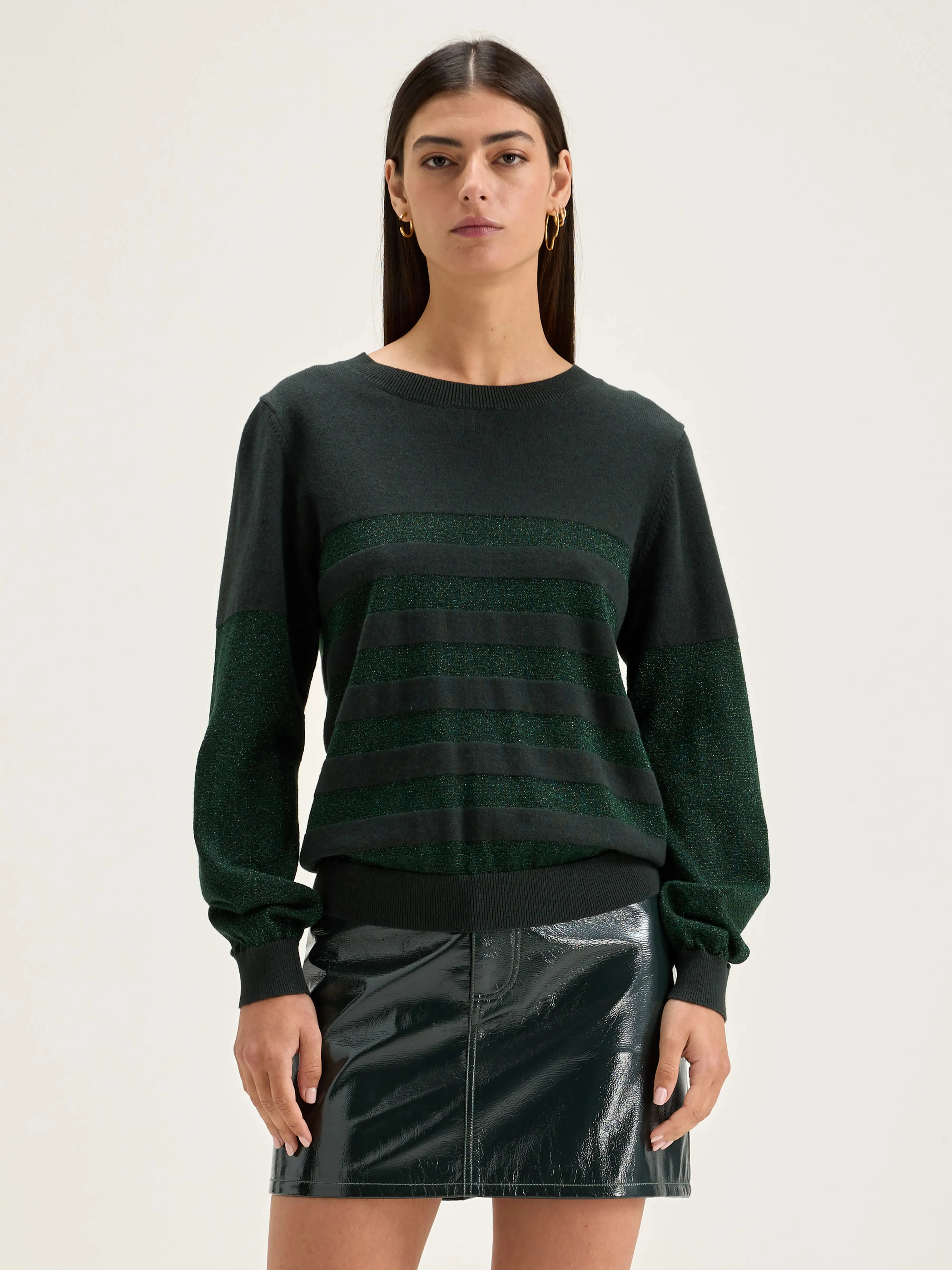 Gopsy round-neck sweater (242 / W / STRIPE C) sold by Bellerose product image thumbnail 2