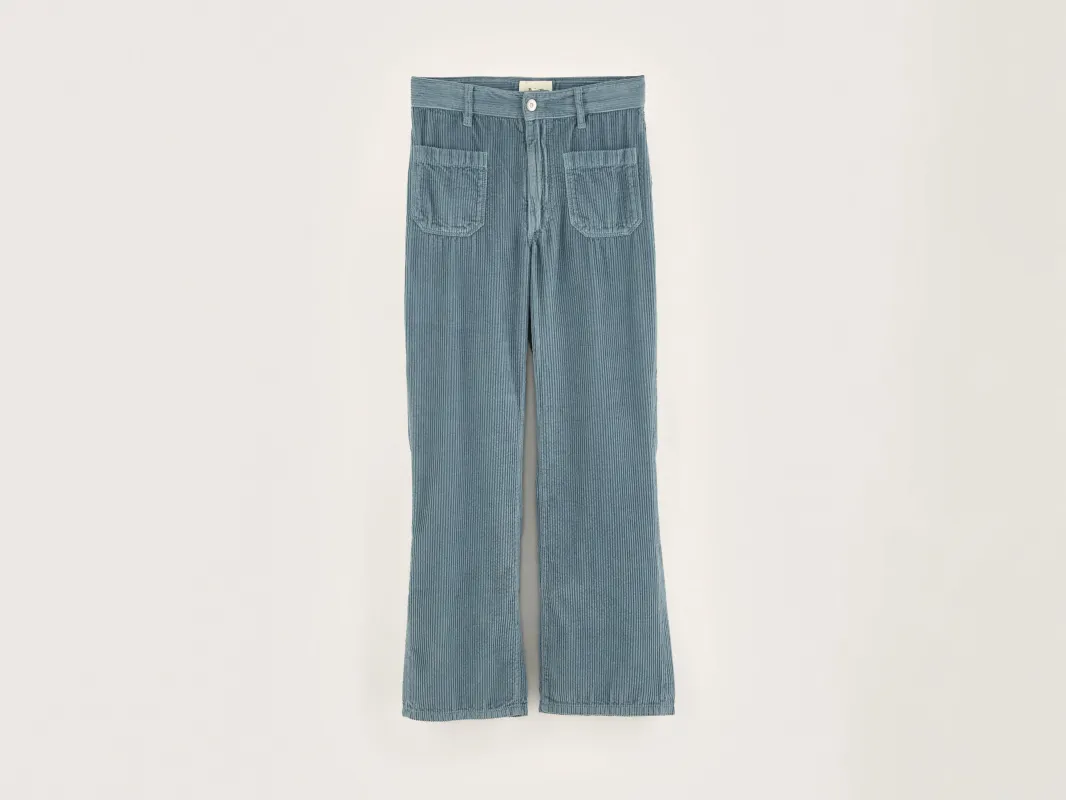 Pepy corduroy trousers (242 / G / METAL BLUE) sold by Bellerose