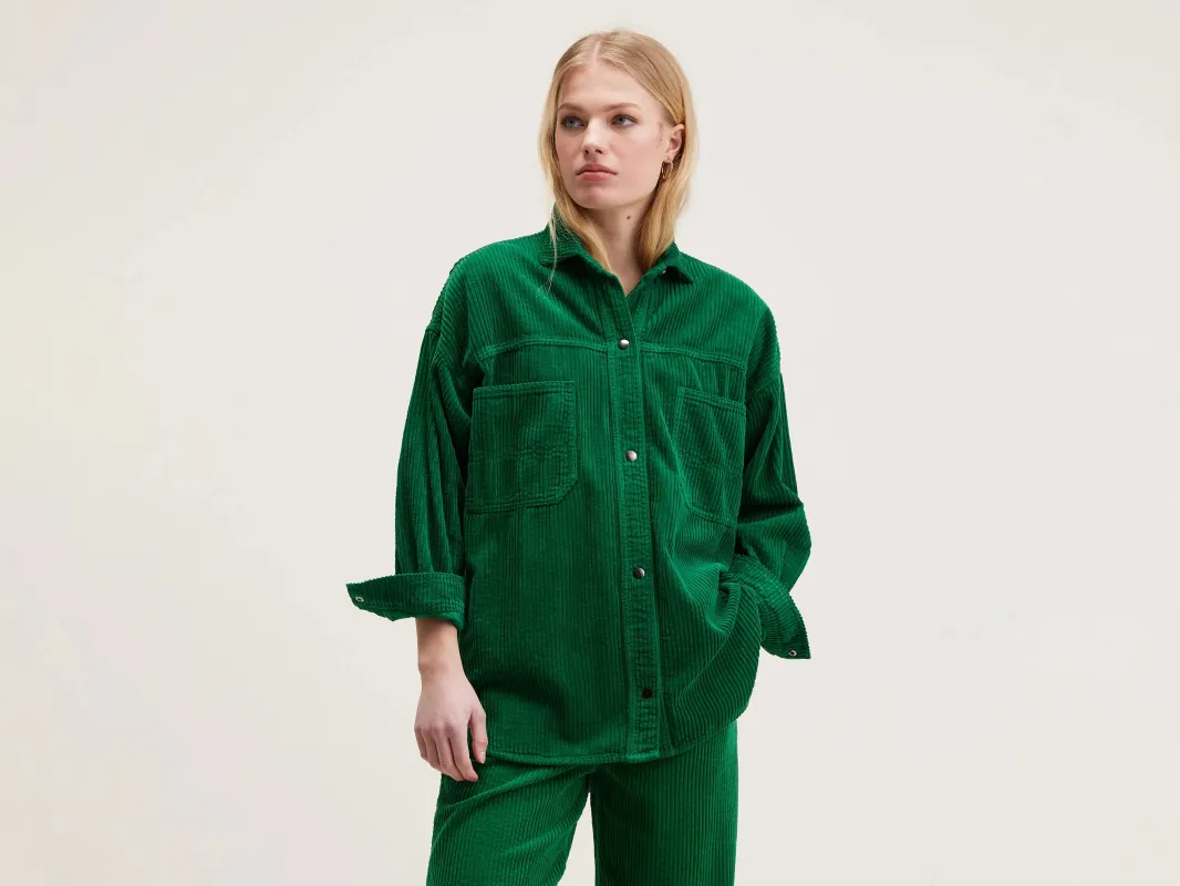 Guru overshirt (242 / W / CHLOROPHILE) sold by Bellerose