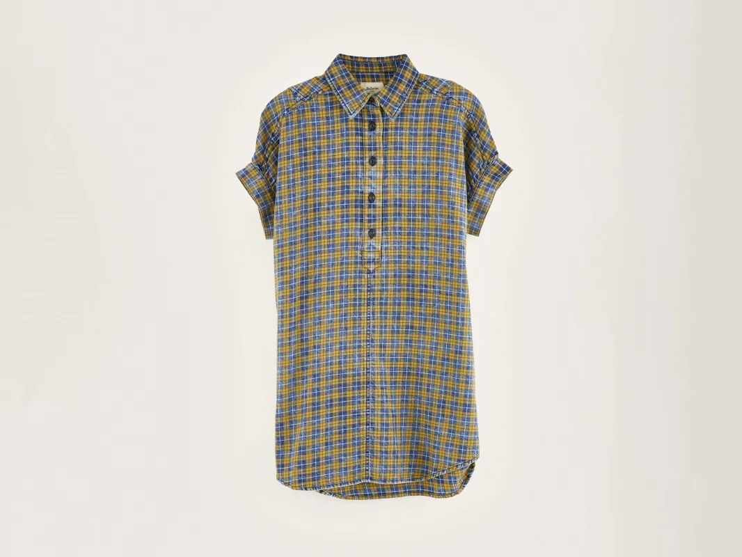 Wicked shirt dress (242 / G / CHECK A) sold by Bellerose