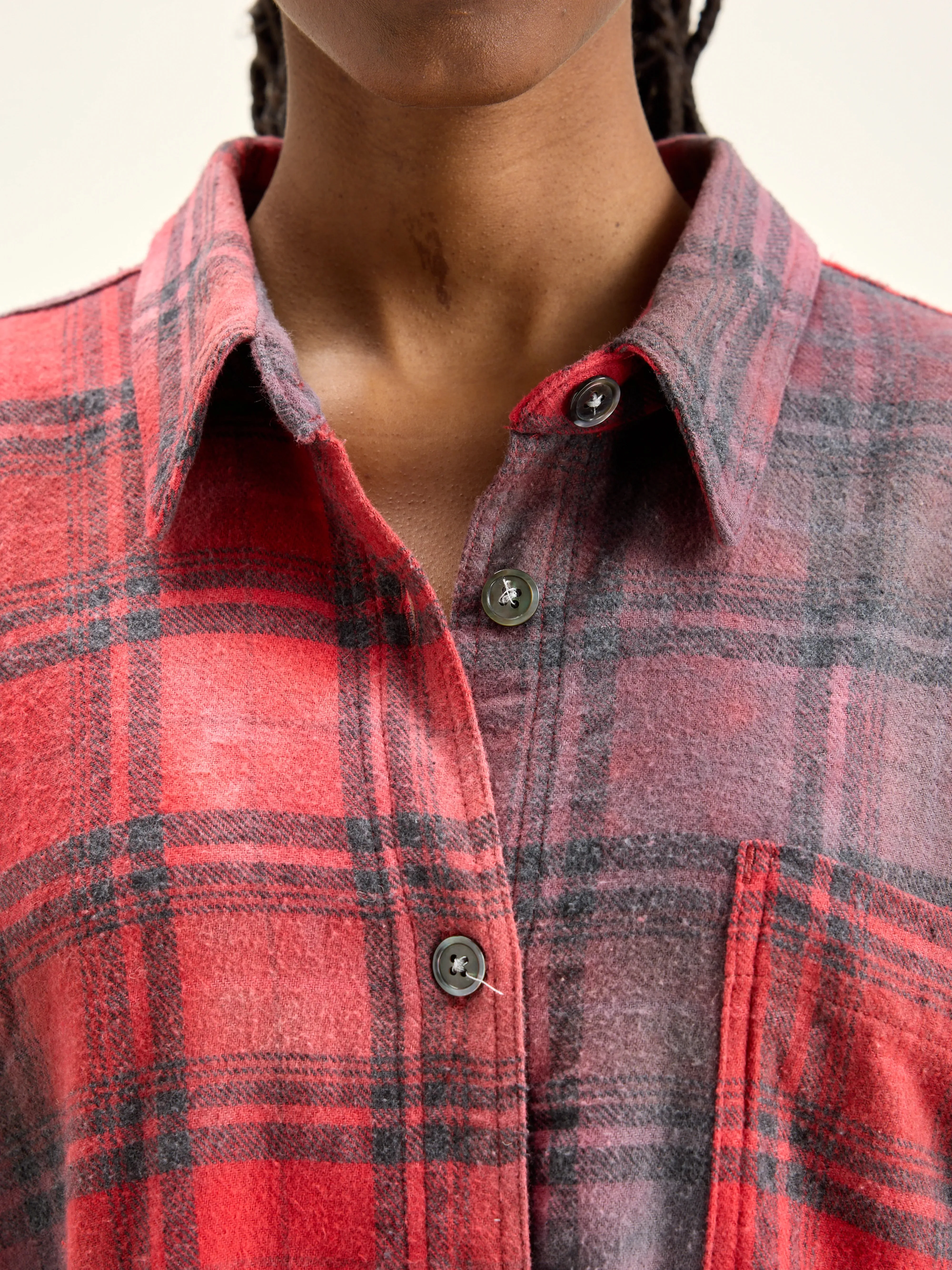 Genk shirt dress (242 / W / CHECK A) sold by Bellerose product image thumbnail 4