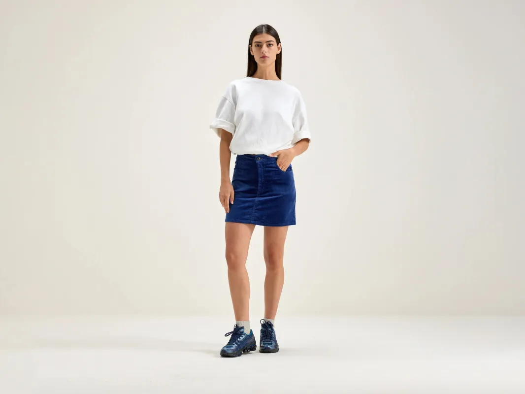 Sour mini skirt (242 / W / BLUE) sold by Bellerose