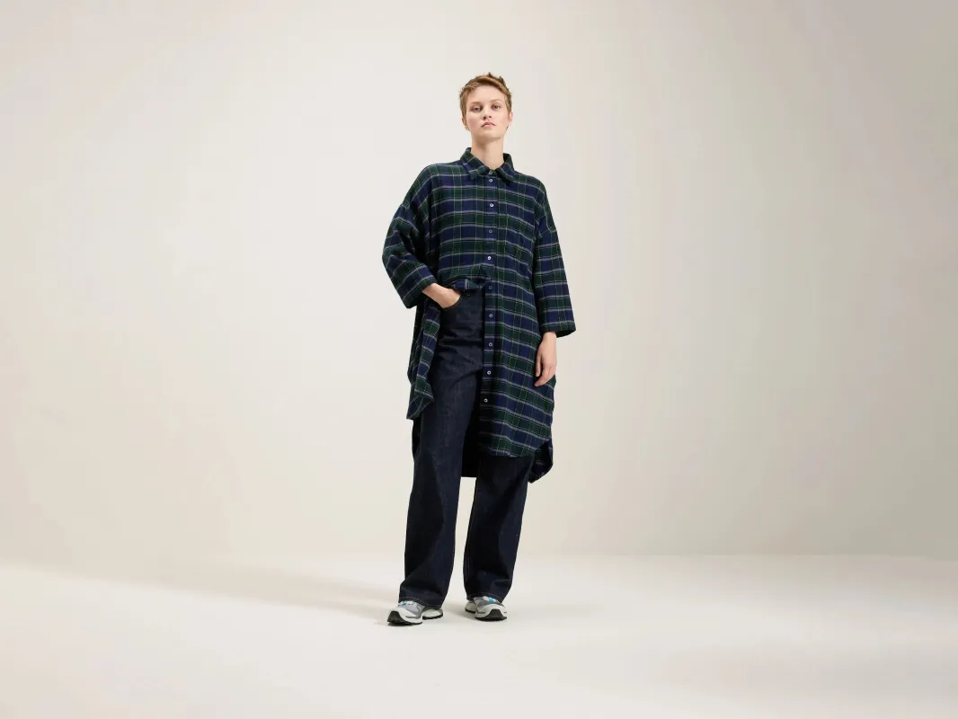 Gladys shirt dress (242 / W / CHECK F) sold by Bellerose