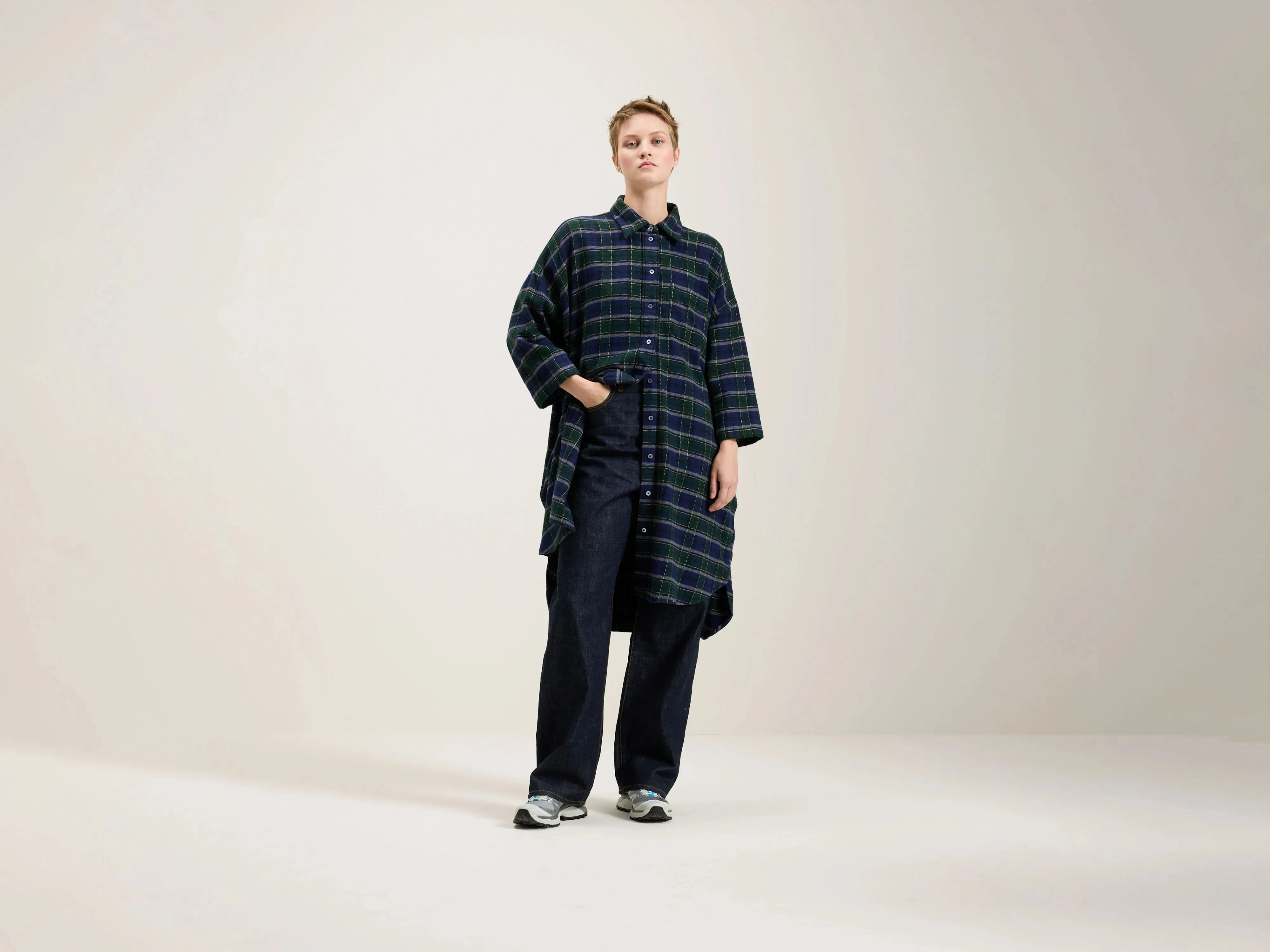 Gladys shirt dress (242 / W / CHECK F) sold by Bellerose