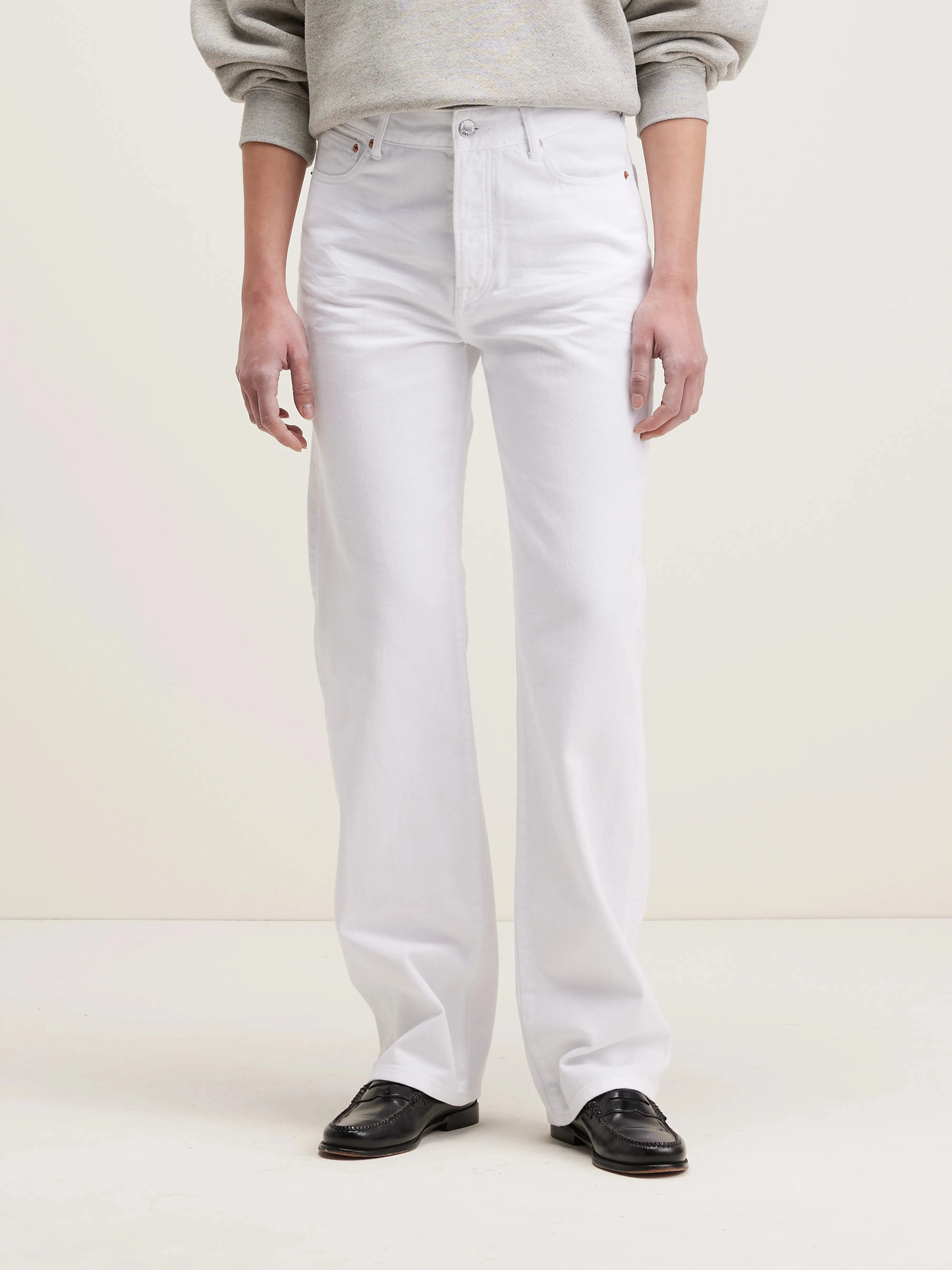 Denim N. 32 straight jeans (242 / W / WHITE) sold by Bellerose product image thumbnail 3