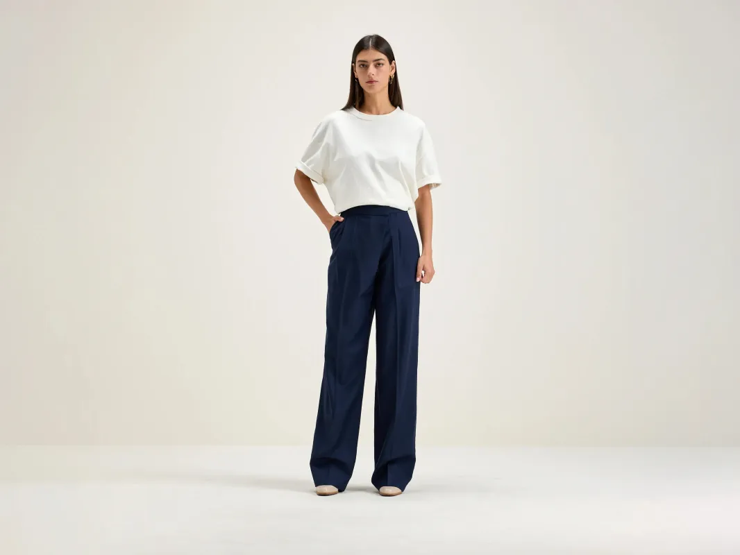 Tom tailored trousers (242 / W / NAVAL) sold by Bellerose