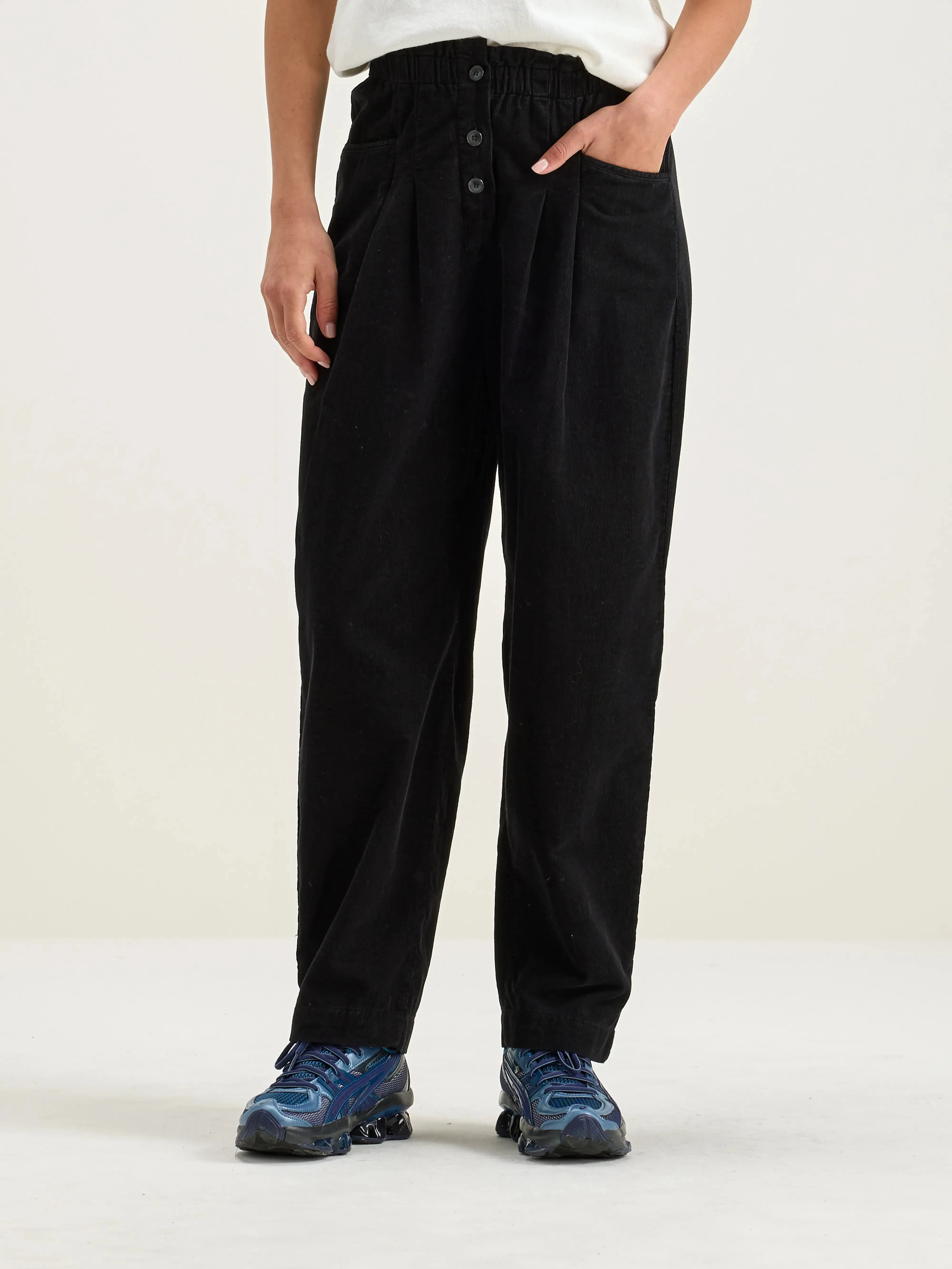Lilo paperbag trousers (242 / W / BLACK BEAUTY) sold by Bellerose product image thumbnail 3