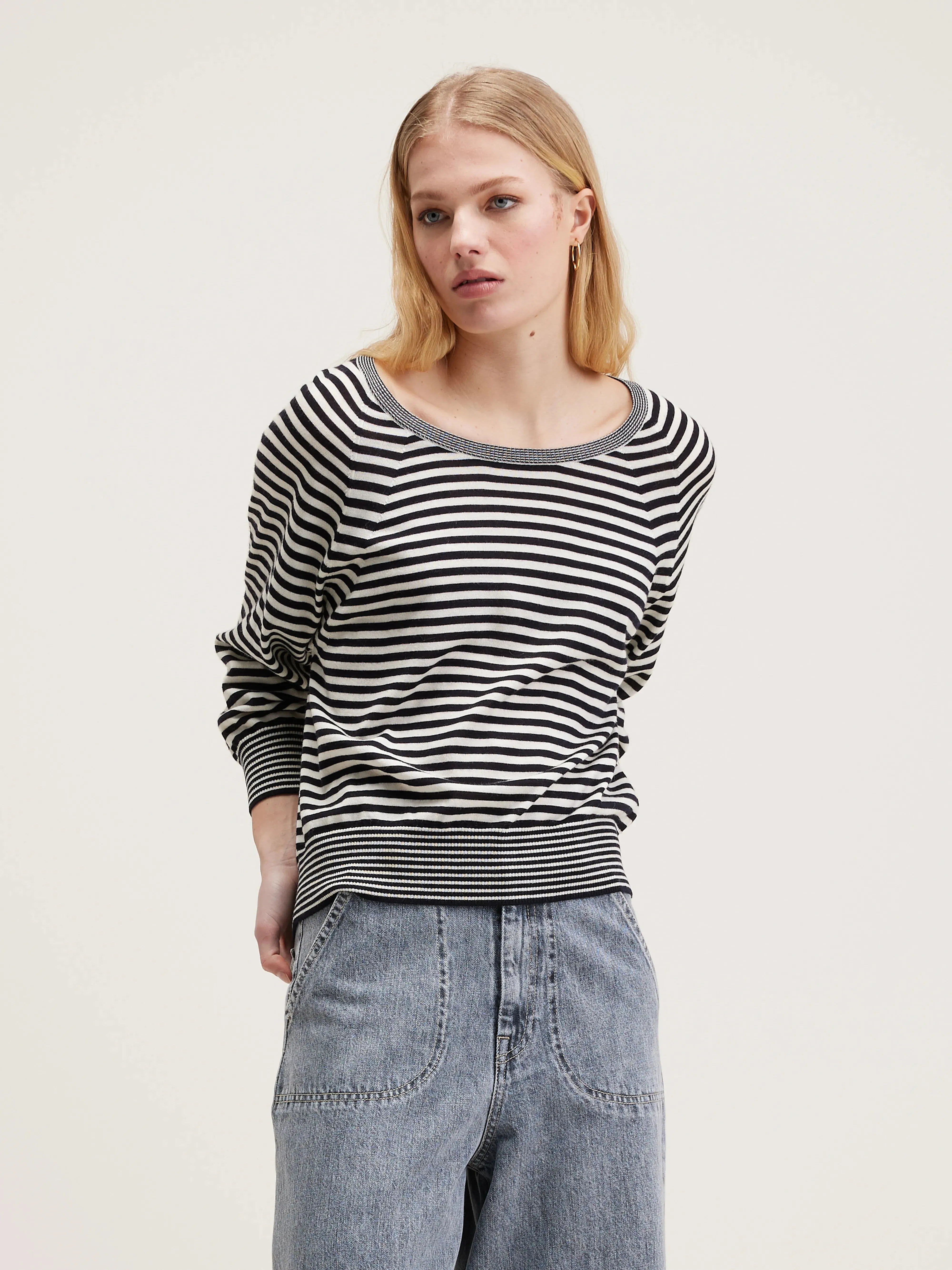 Aloty wool sweater (242 / W / STRIPE A) sold by Bellerose product image thumbnail 2