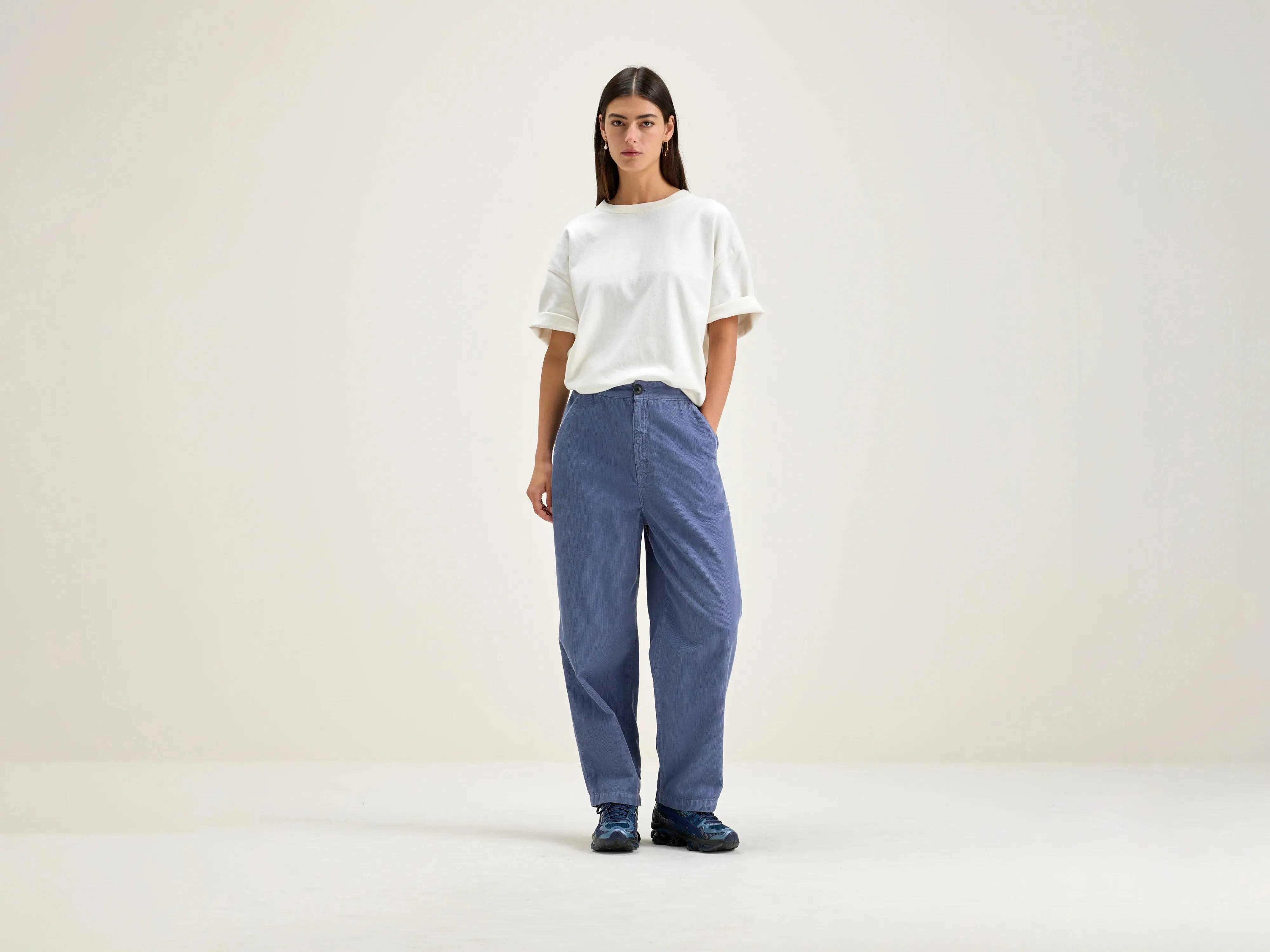 Pasop relaxed trousers (242 / W / MYRTILLE) sold by Bellerose