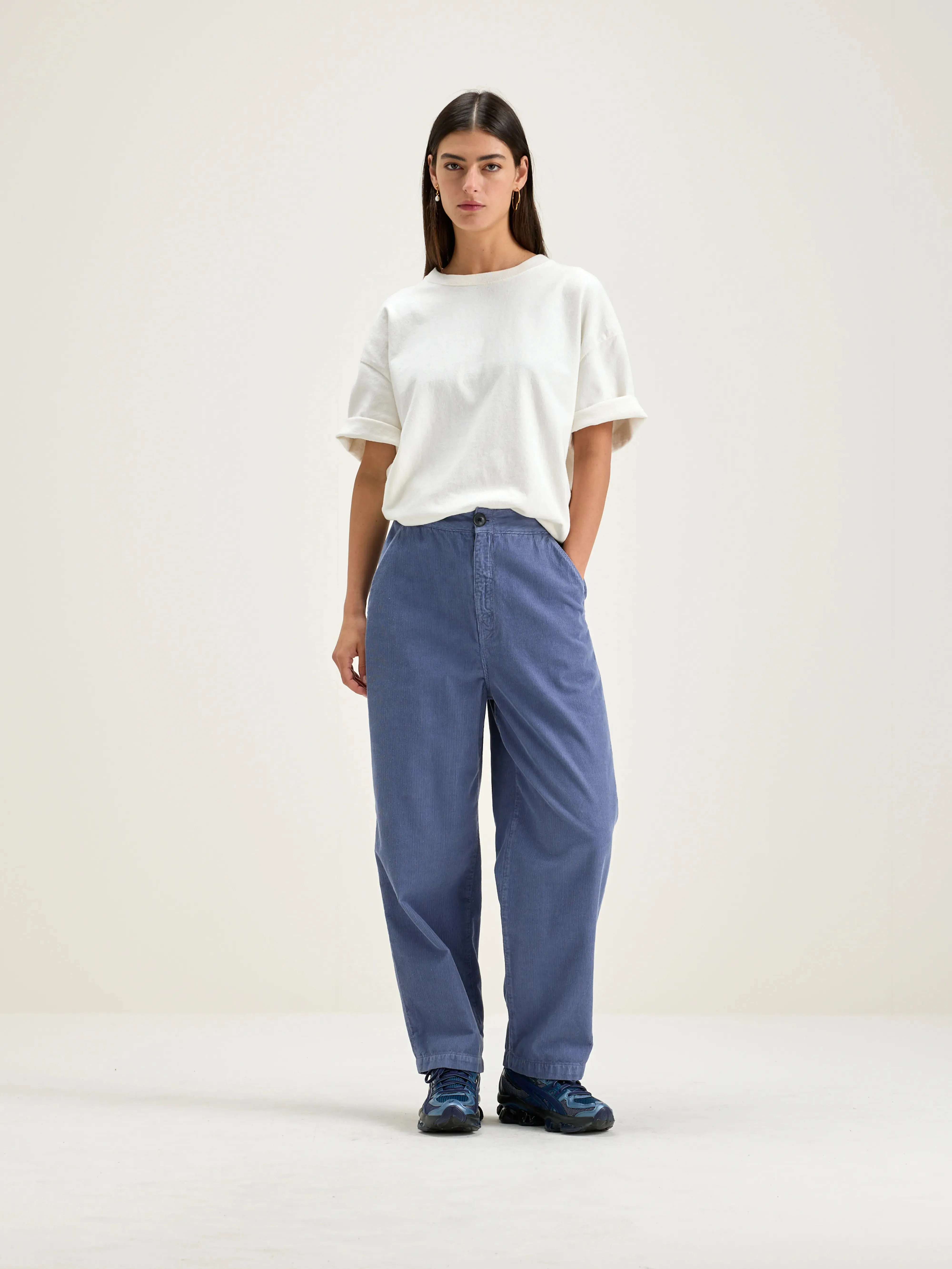 Pasop relaxed trousers (242 / W / MYRTILLE) sold by Bellerose product image thumbnail 2