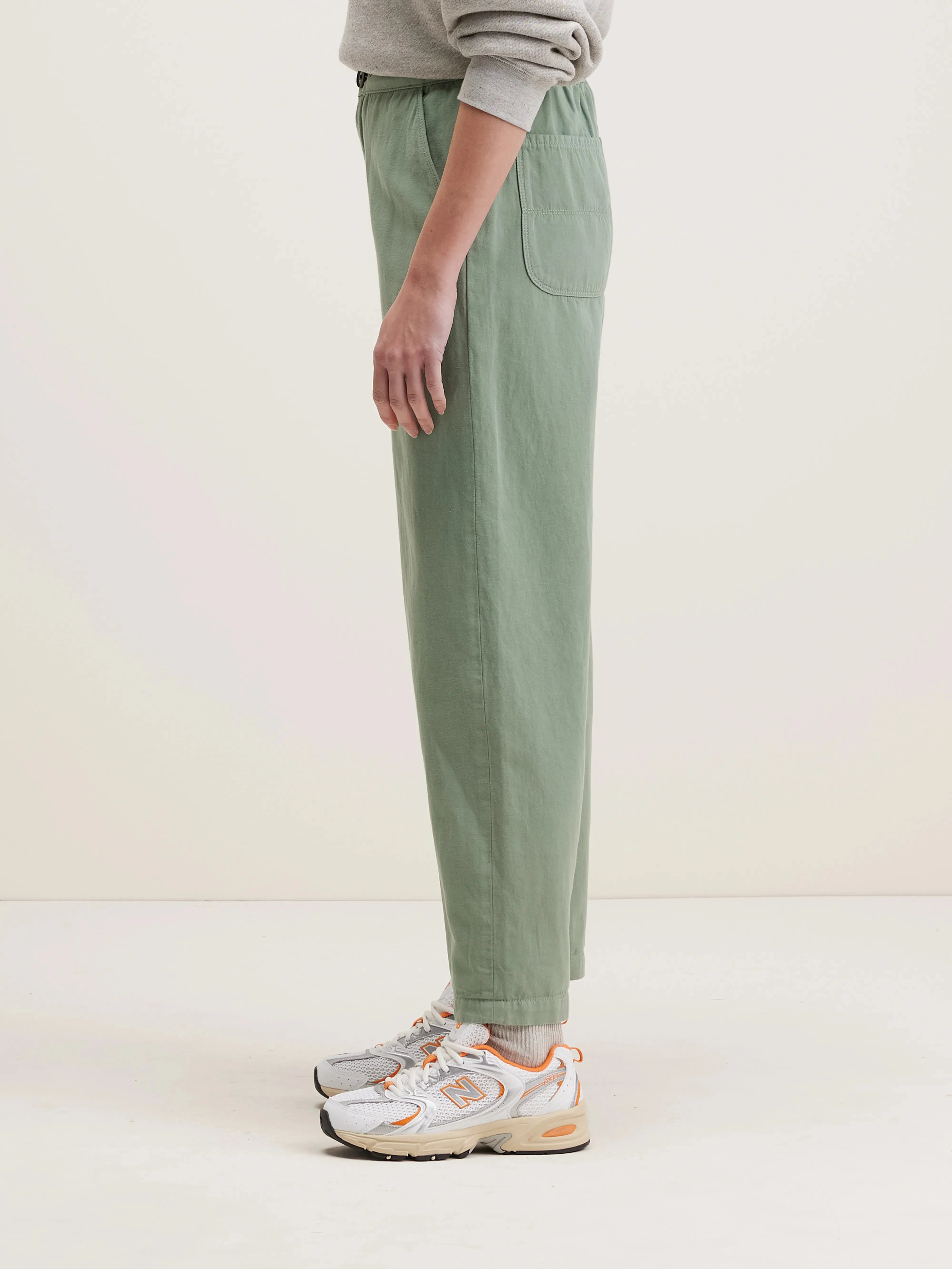Pasop relaxed trousers (242 / W / EUCALYPTUS) sold by Bellerose product image thumbnail 4