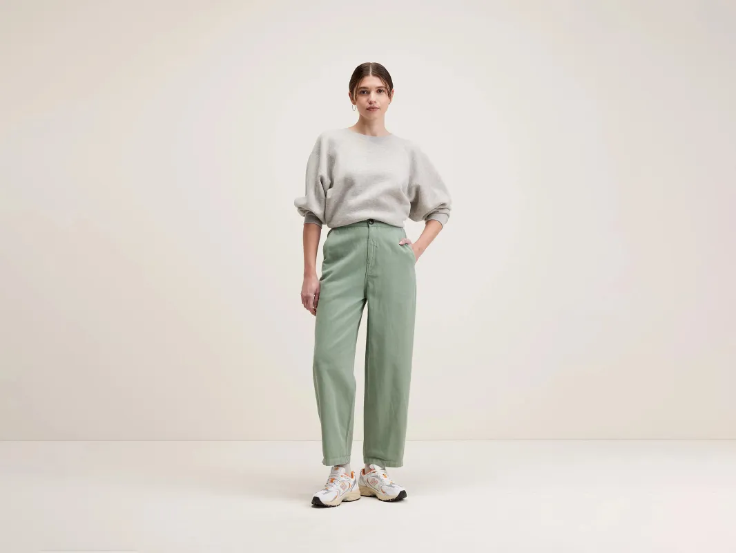 Pasop relaxed trousers (242 / W / EUCALYPTUS) made by Bellerose