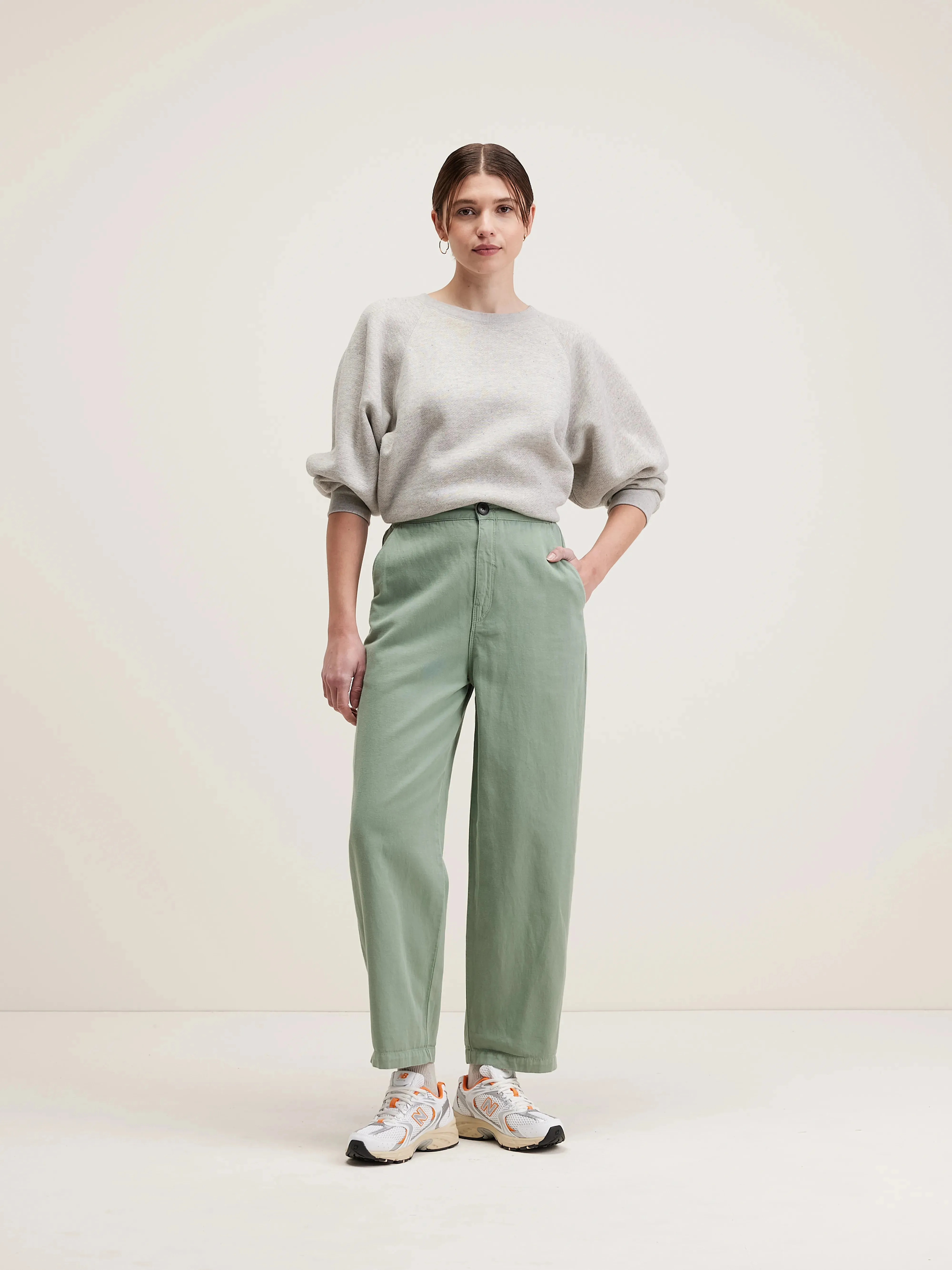 Pasop relaxed trousers (242 / W / EUCALYPTUS) sold by Bellerose product image thumbnail 2