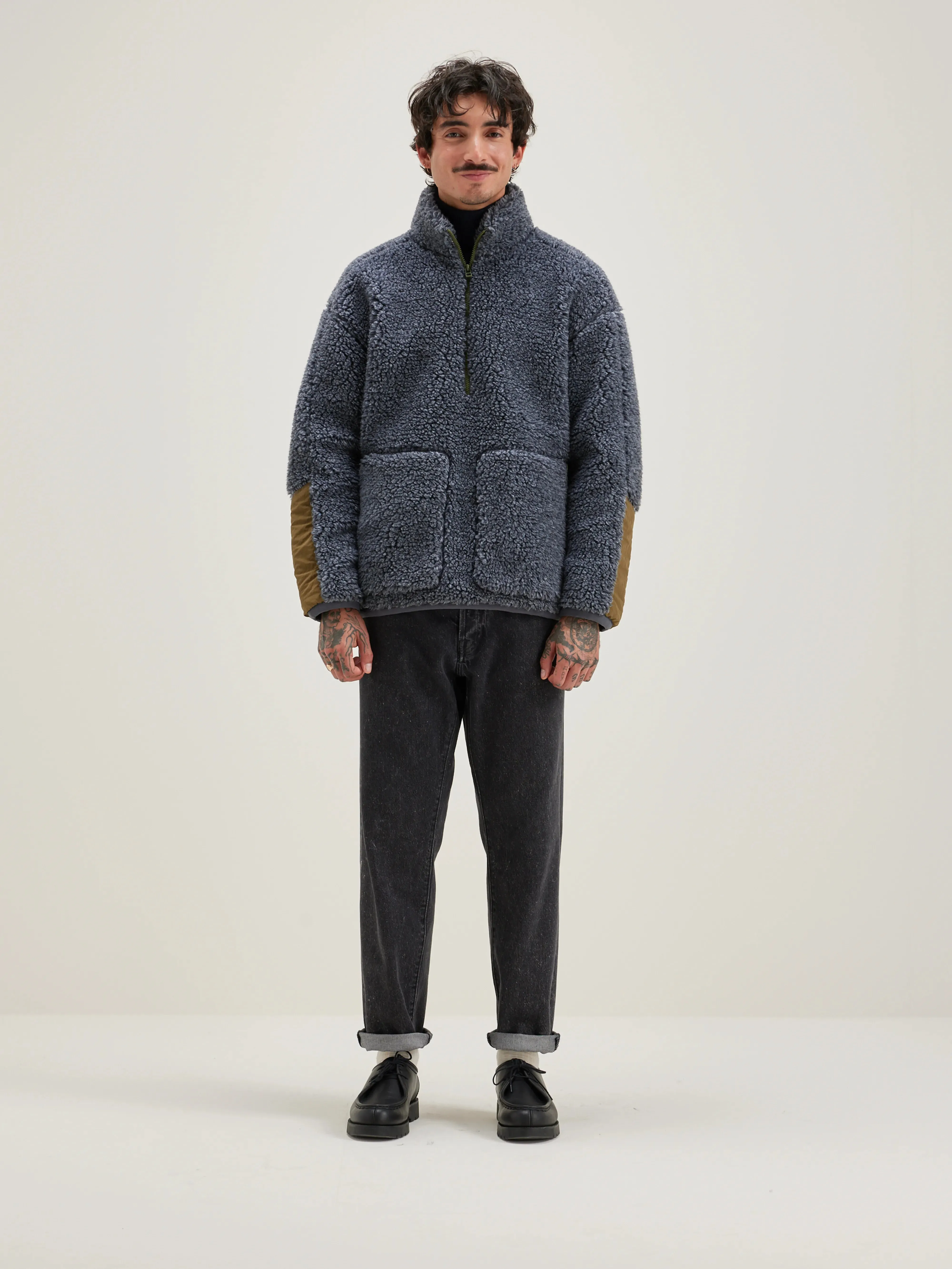 Jordie teddy sweatshirt (242 / M / ANTHRACITE) sold by Bellerose product image thumbnail 2