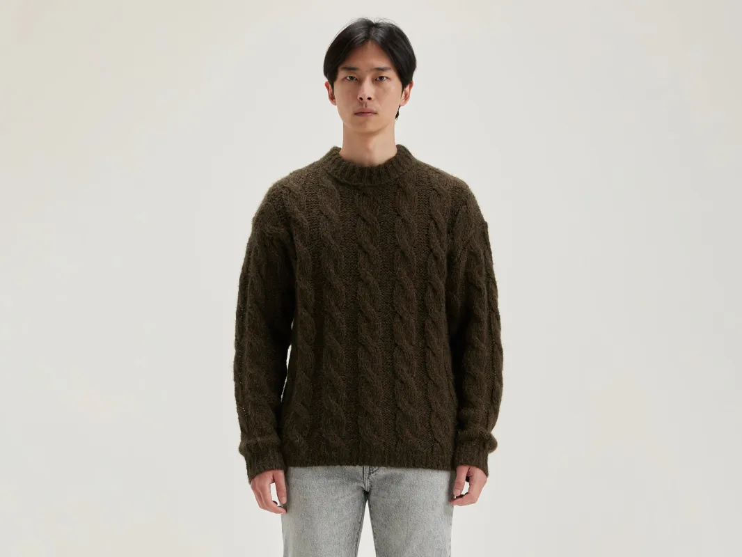 Noft cable-knit sweater (242 / M / COMBO B) sold by Bellerose
