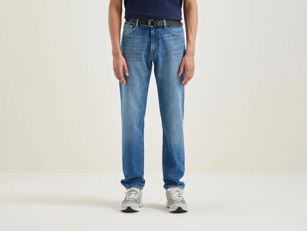 Keegan straight jeans (242 / M / MD BLUE BLEACH) sold by Bellerose