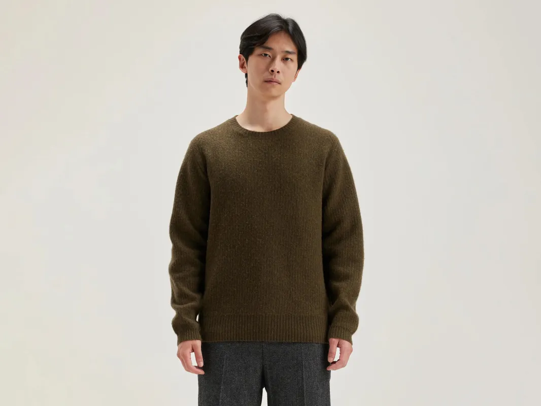 Geich crew-neck sweater (242 / M / MILITARY) sold by Bellerose