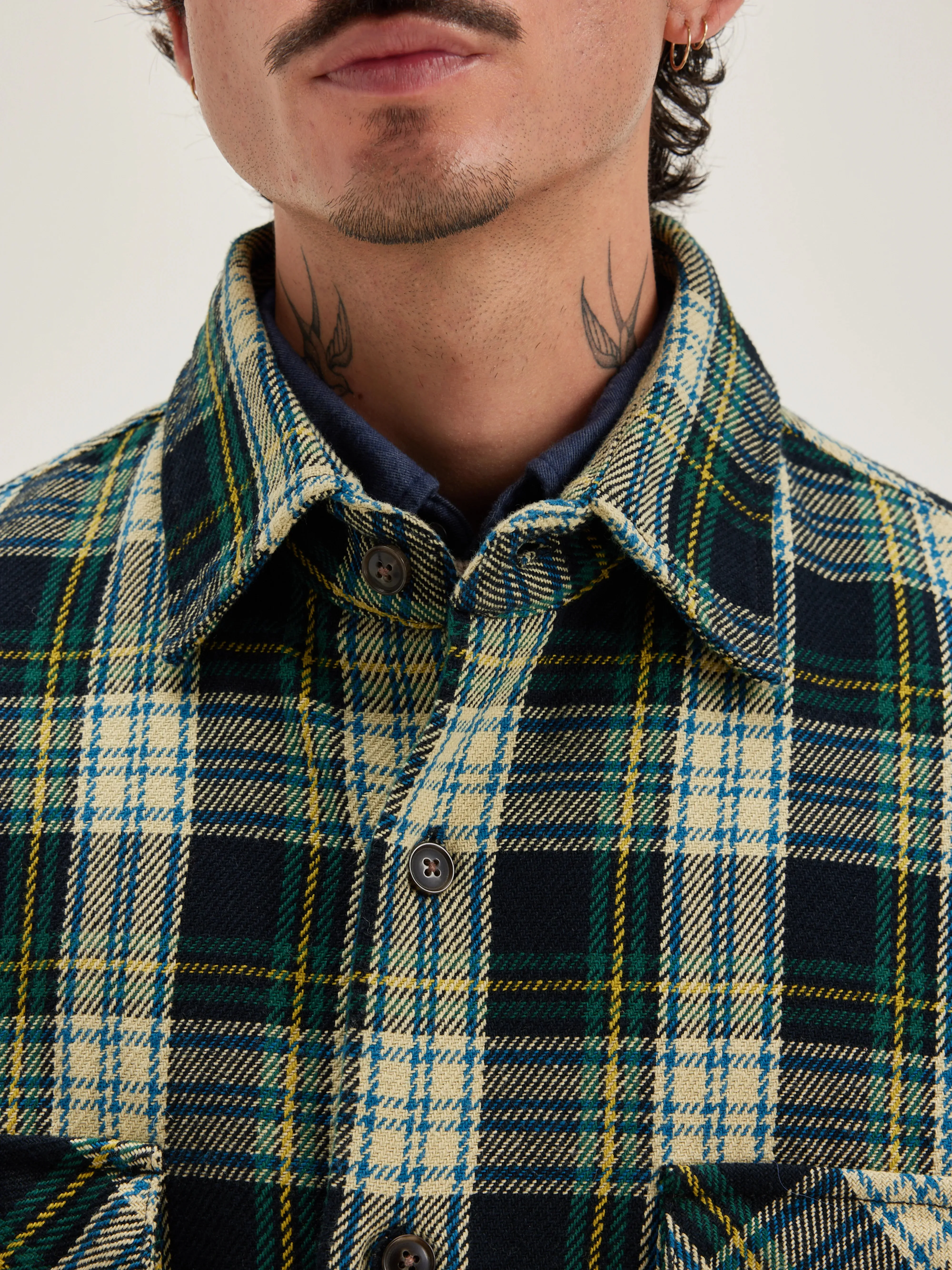 Grown checked overshirt (242 / M / CHECK A) sold by Bellerose product image thumbnail 5
