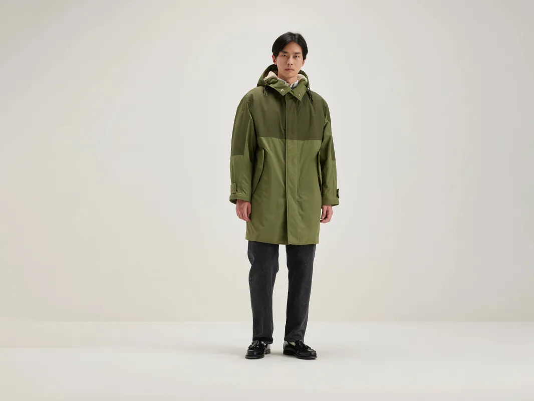 Hansom hooded parka (242 / M / ARMY) sold by Bellerose