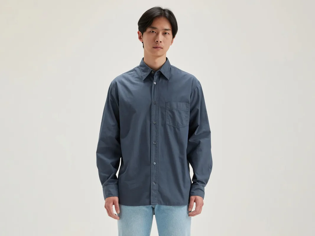 Lighty relaxed shirt (242 / M / BLUE NIGHTS) sold by Bellerose