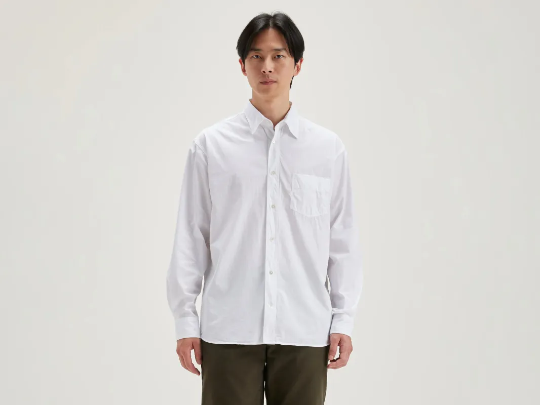 Lighty relaxed shirt (242 / M / WHITE) sold by Bellerose