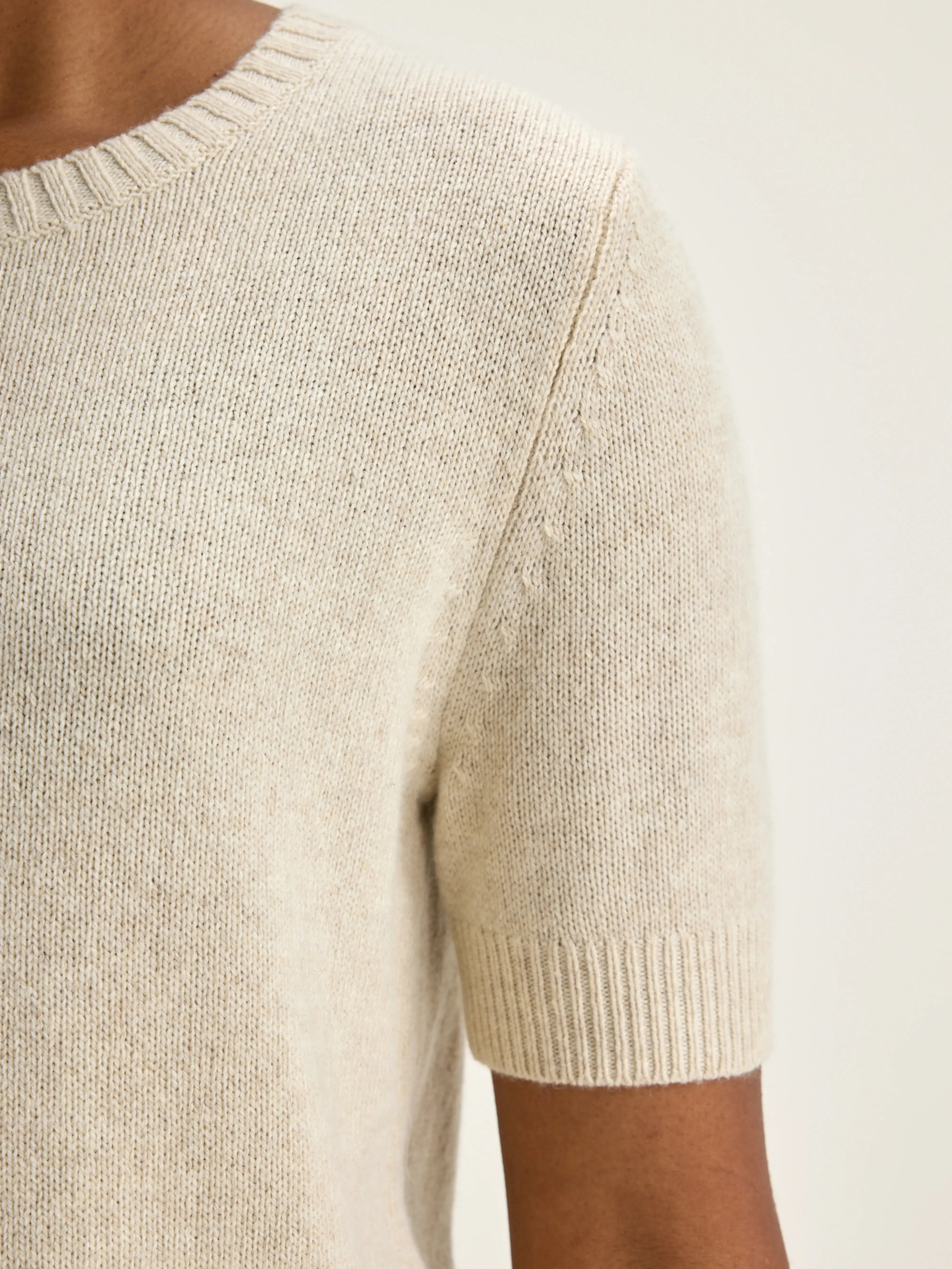 Giwco short-sleeve sweater (242 / W / SUGARCANE) sold by Bellerose product image thumbnail 5