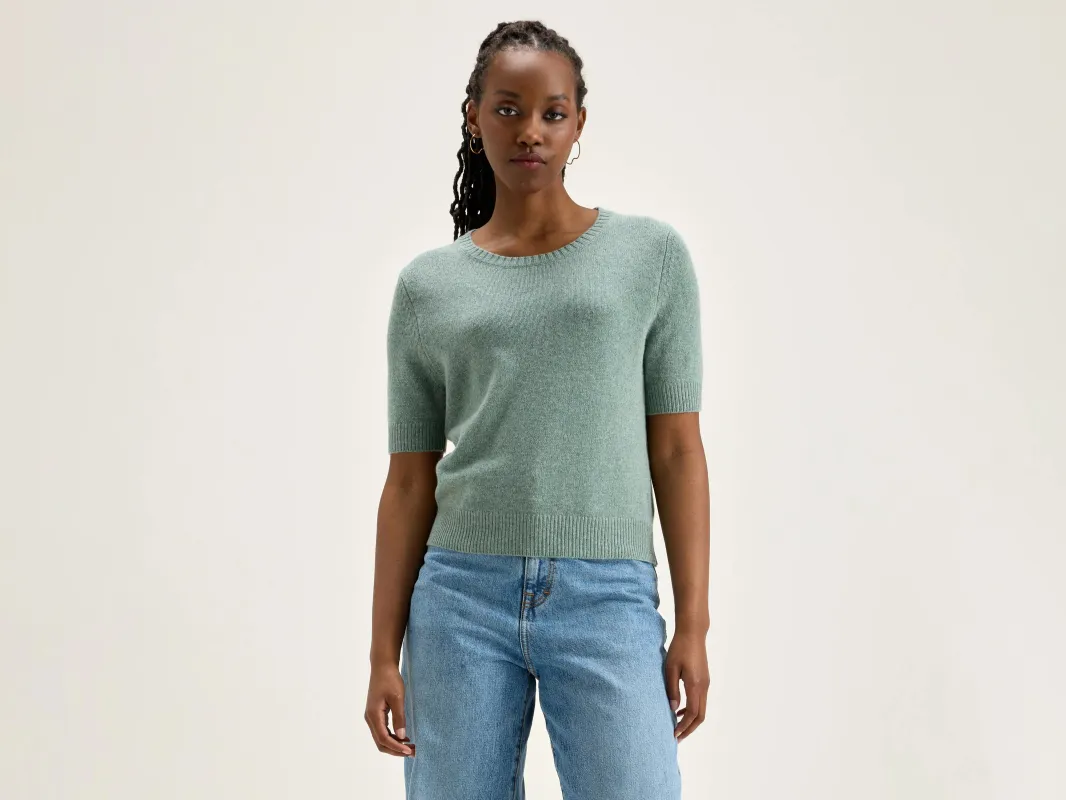 Giwco short-sleeve sweater (242 / W / RAIN BLUE) sold by Bellerose