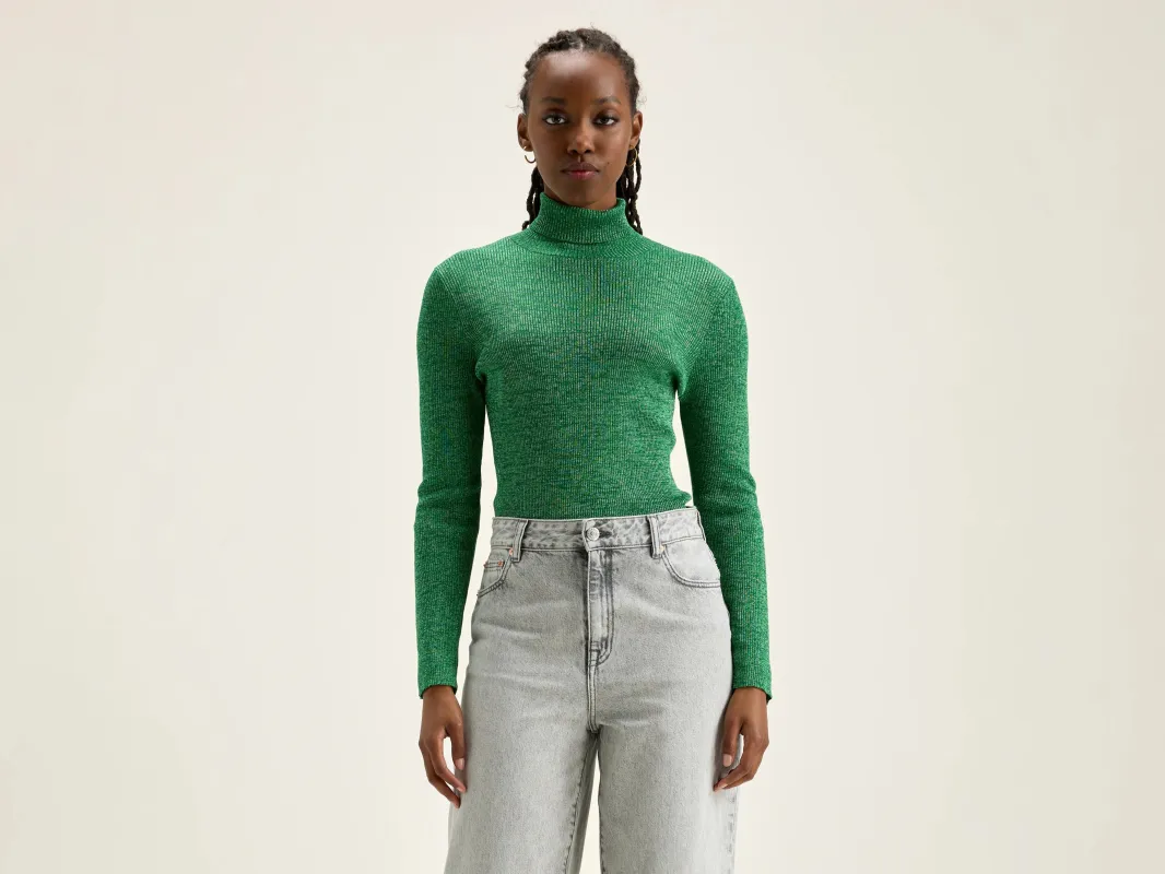 Anoit turtleneck sweater (242 / W / CHLOROPHILE) sold by Bellerose