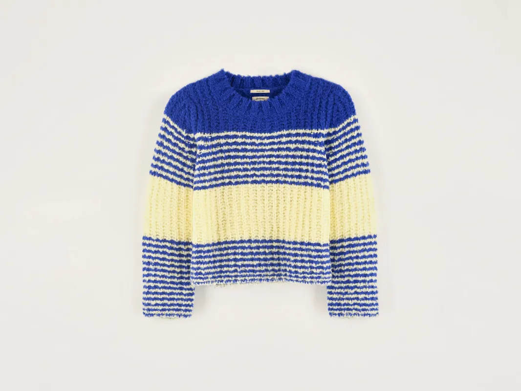 Agond round-neck sweater (242 / G / STRIPE A) made by Bellerose