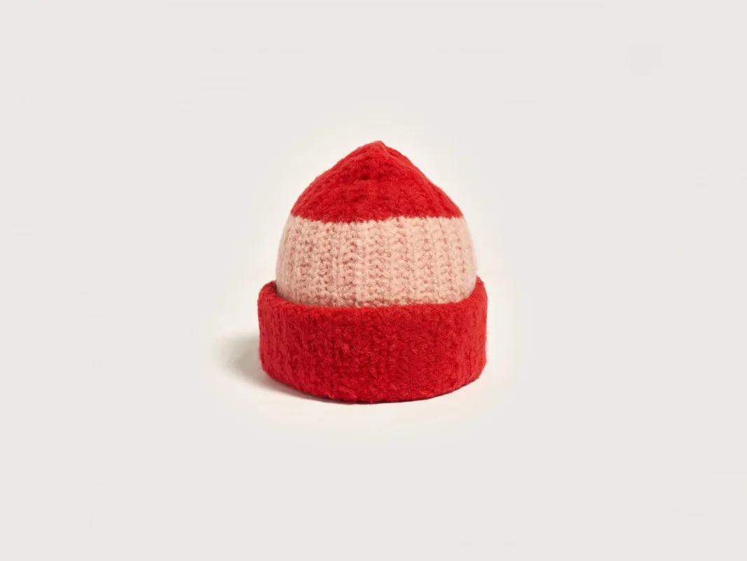 Agoha knitted beanie (242 / G / COMBO B) sold by Bellerose