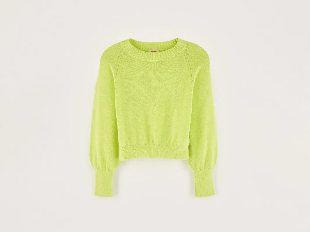 Gimza round-neck sweater (242 / G / FLUORINE) sold by Bellerose