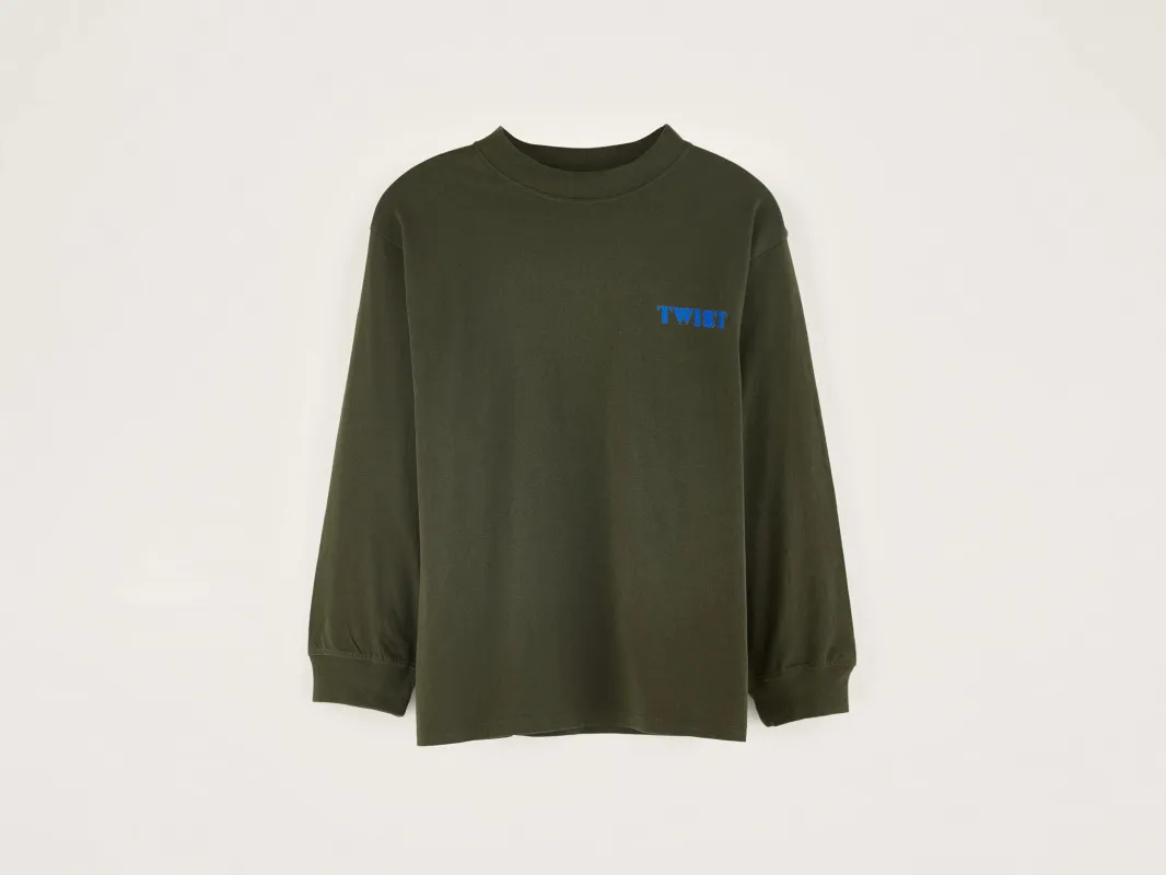 Kellos long-sleeve t-shirt   (242 / B / MOSS) made by Bellerose