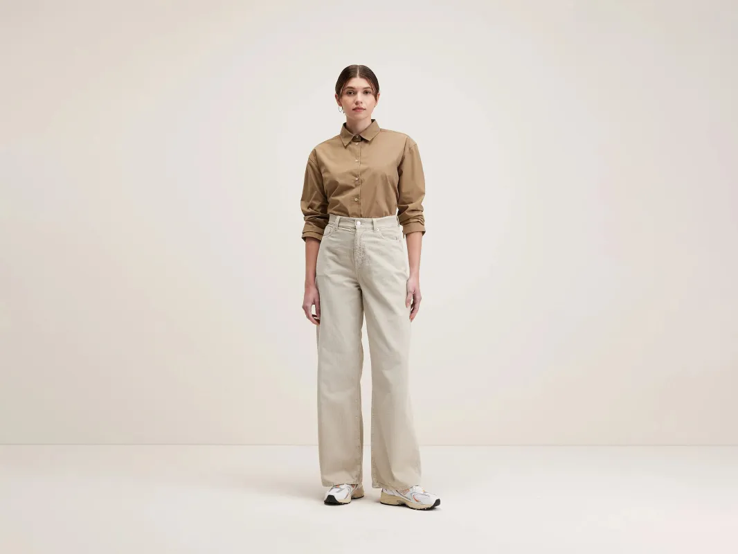 Denim N. 64 wide Jeans (242 / W / CREAM) sold by Bellerose