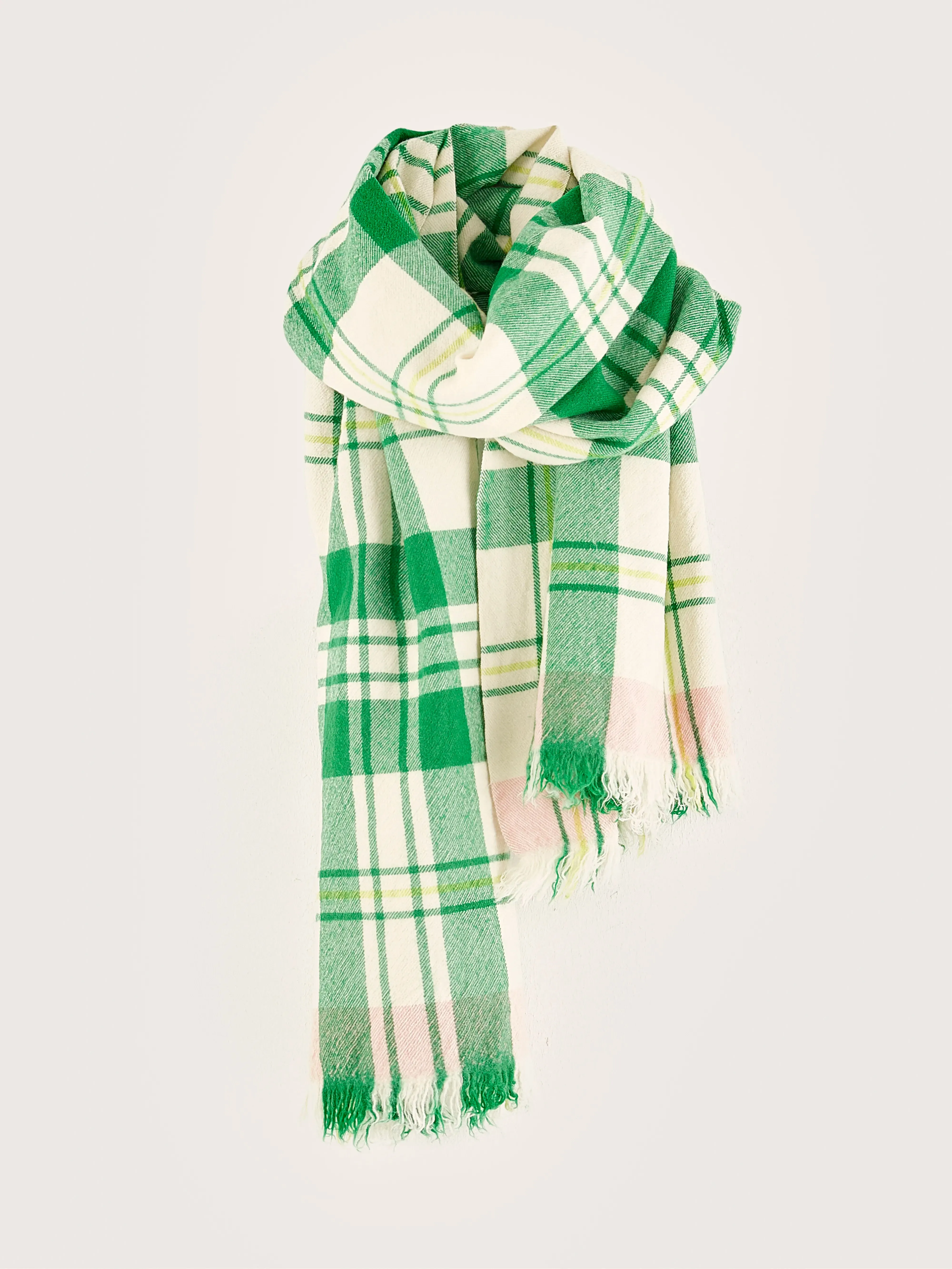 Side checked scarf (242 / W / CHECK F) sold by Bellerose product image thumbnail 2