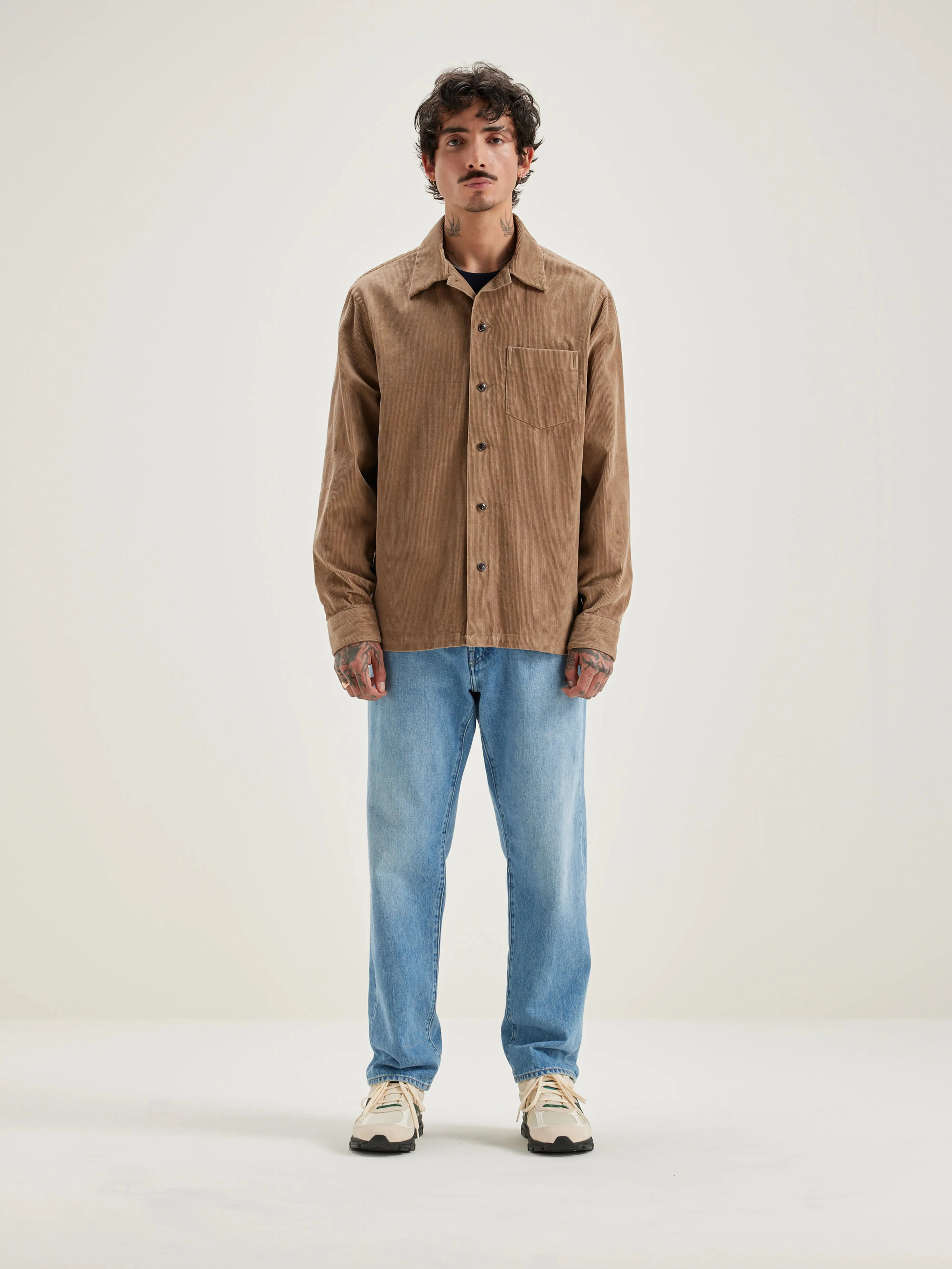 Goney corduroy overshirt (242 / M / WOLF) sold by Bellerose product image thumbnail 2