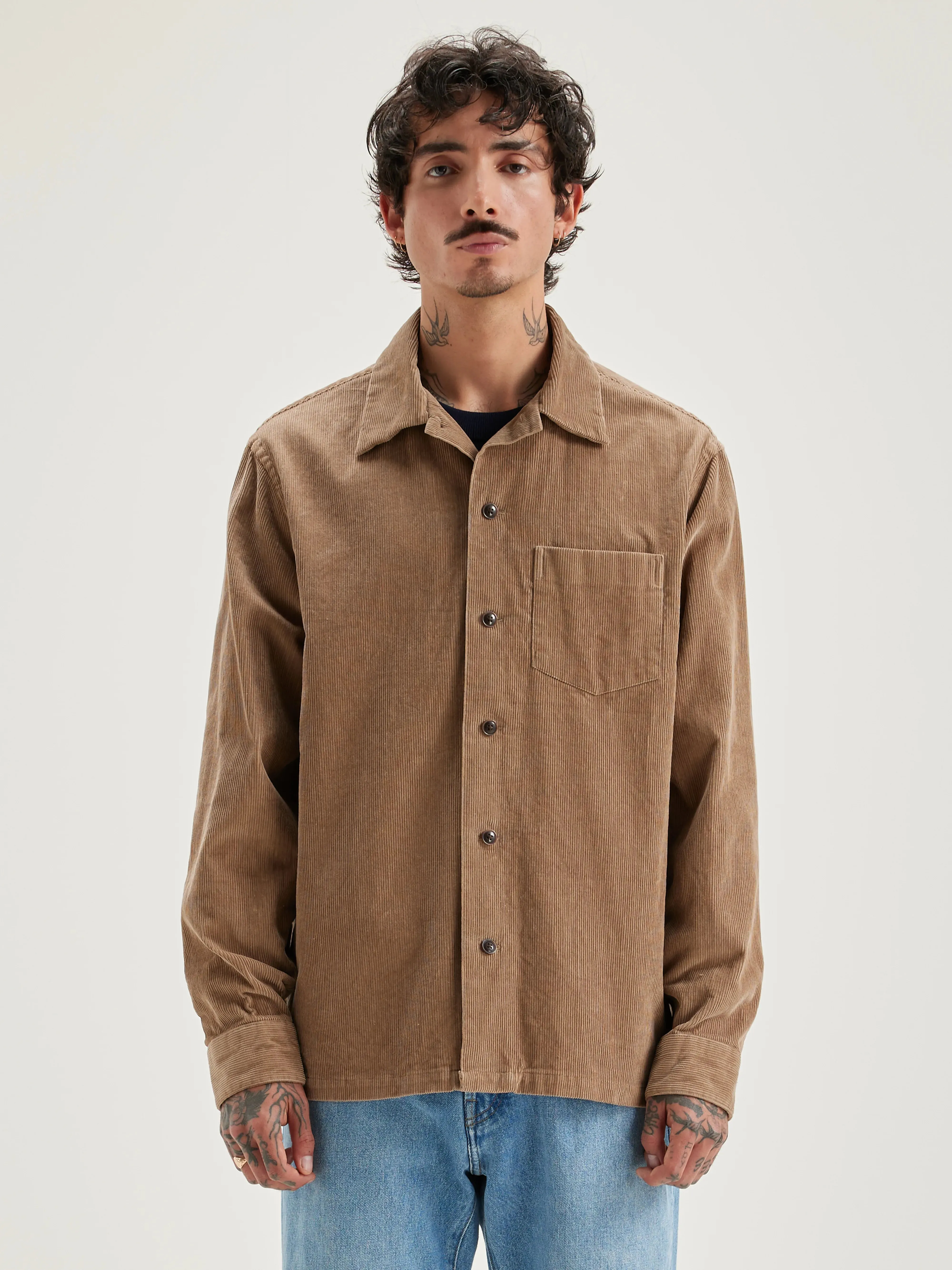 Goney corduroy overshirt (242 / M / WOLF) sold by Bellerose product image thumbnail 3